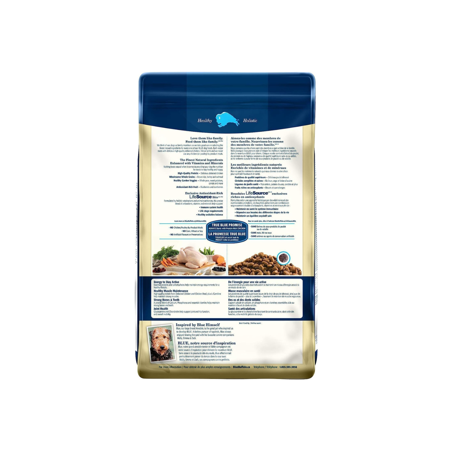 Blue Buffalo Life Protection Formula Senior Dog Food - Natural Dry Dog Food For Senior Dogs - Chicken And Brown Rice - 11.7 Kg Bag