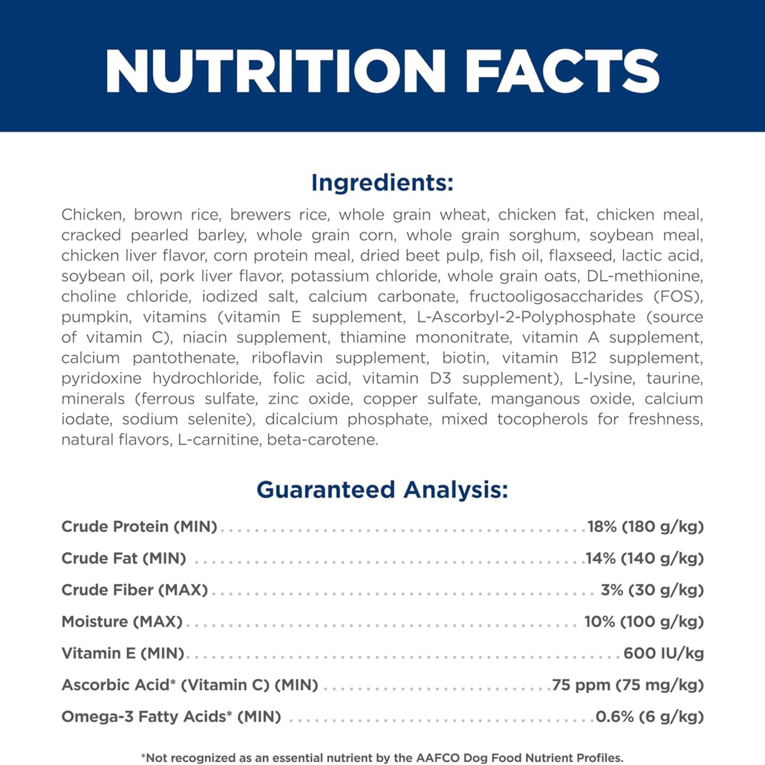 Hill's Science Diet Adult 11+ Small & Mini Chicken Meal, Brown Rice & Barley Recipe Dry Dog Food, 4.5 lb bag