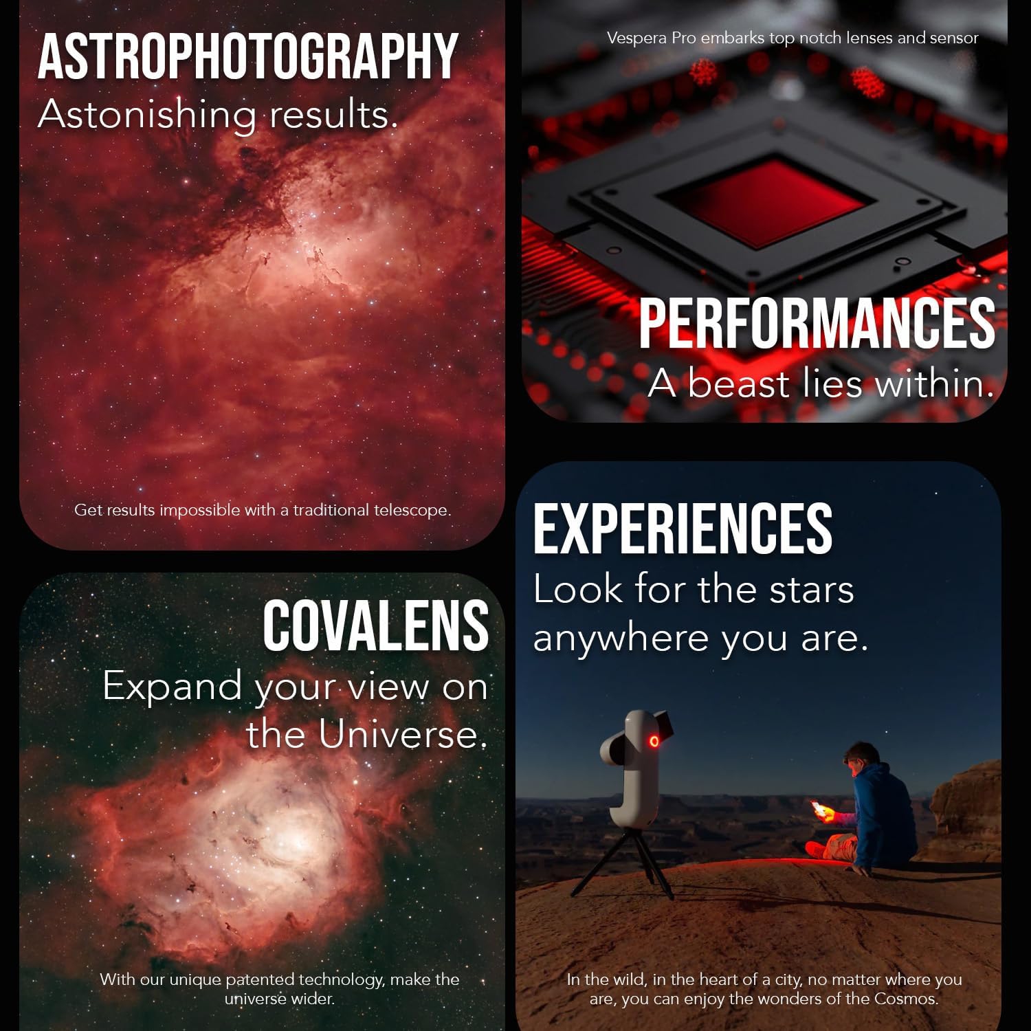 Station Télescope d'observation Vespera Pro de Vaonis