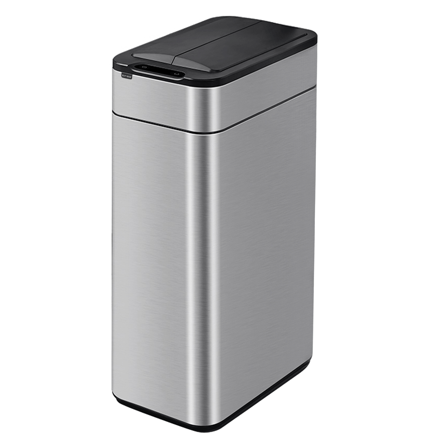 Elpheco TwinLid Stainless Steel Sensor Garbage Bin – 60L, Touchless, Odor-Blocking