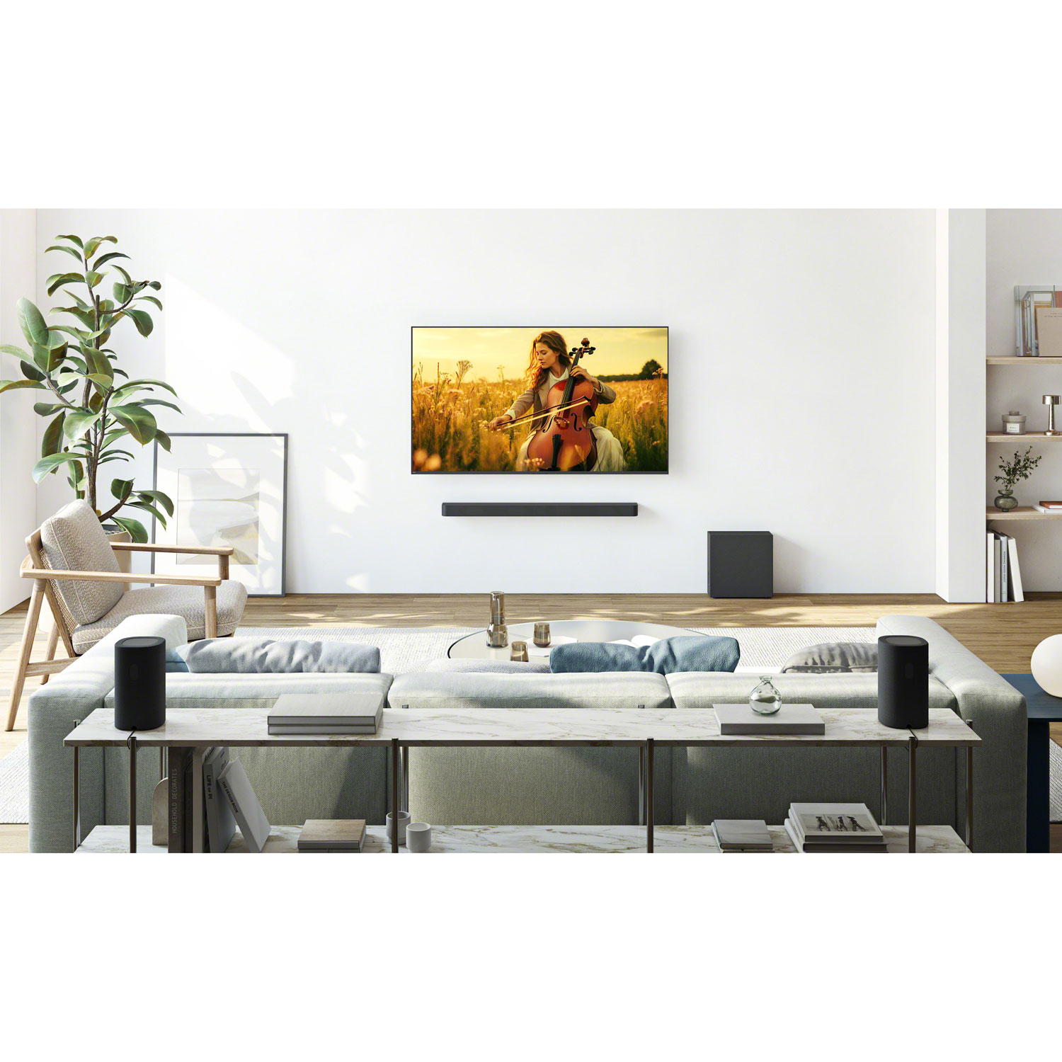 Sony BRAVIA Theatre 8 SA-RS8 Wireless Rear Speakers - Pair - Black