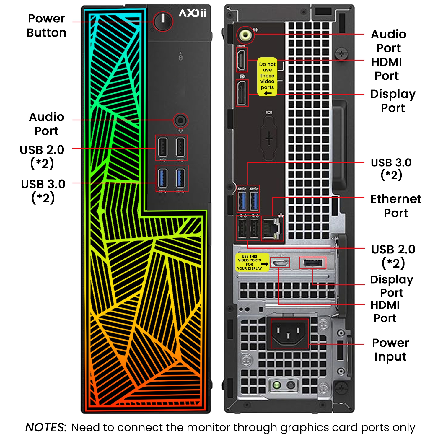 Refurbished - Custom Built RGB Lights Gaming PC, Intel Core i7-6700 Upto 4.0GHz, AMD Radeon RX 550 4GB, 32GB RAM, 1TB SSD, Wi-Fi, Bluetooth - Windows