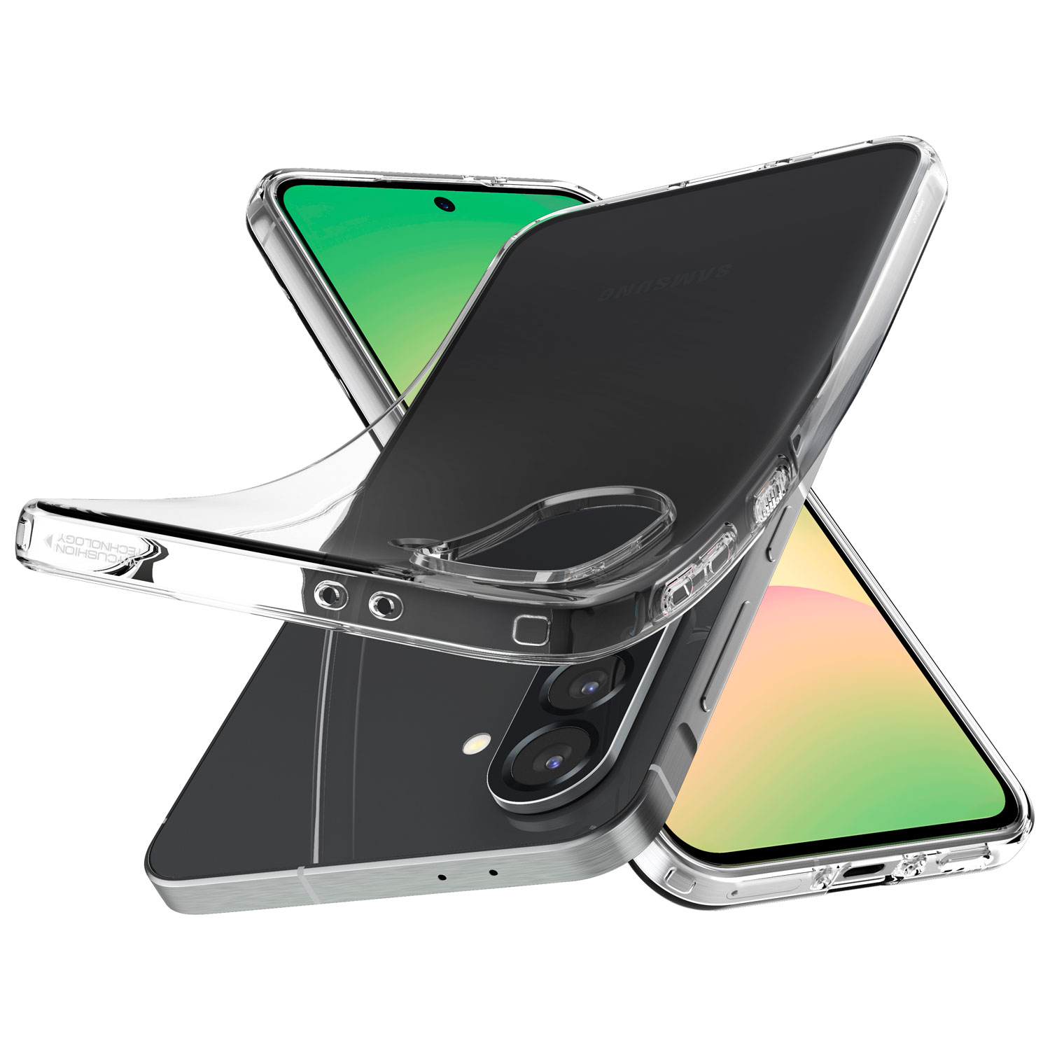 Spigen Crystal Flex Fitted Soft Shell Case for Galaxy A56 - Clear