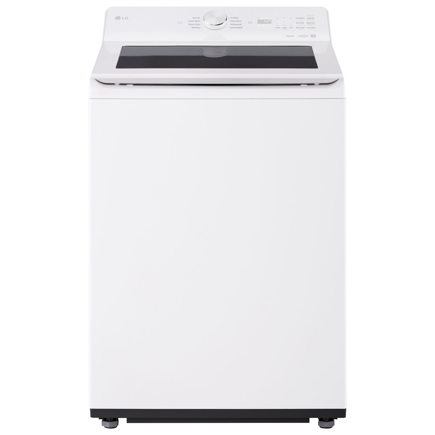 LG 5.6 Cu. Ft. High Efficiency Top Load Agitator Washer - Alpine White