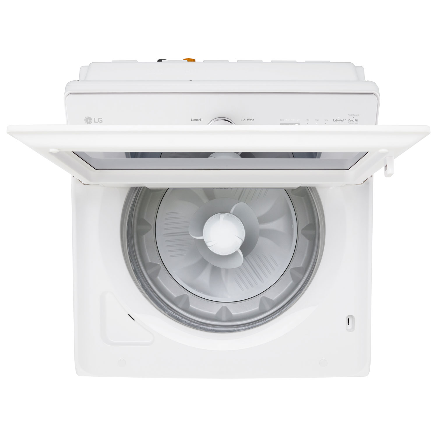 LG 5.6 Cu. Ft. High Efficiency Top Load Agitator Washer - Alpine White