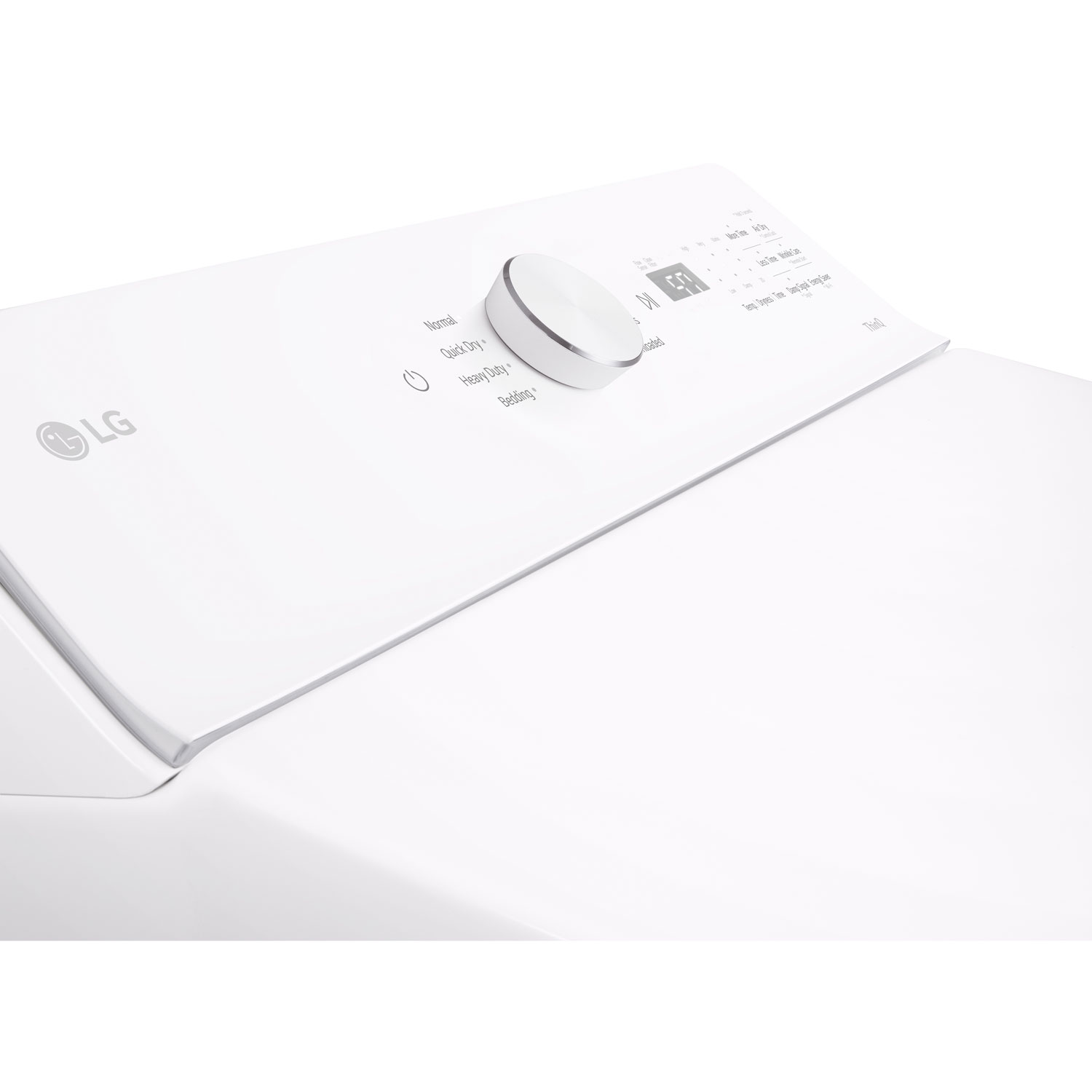 Sécheuse électrique de 7,3 pi³ de LG avec Sensor Dry - Blanc alpin