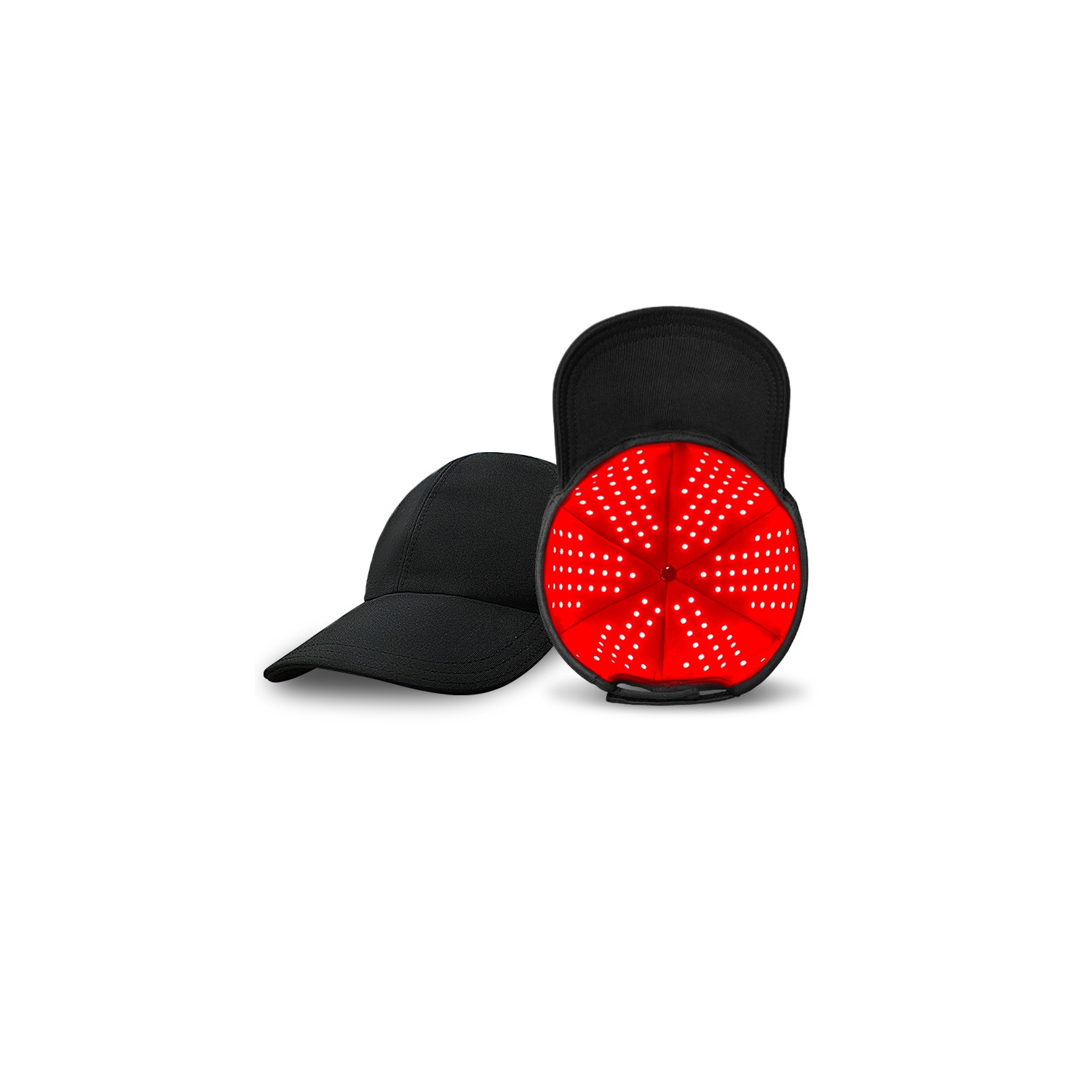 Casquette de luminothérapie à DEL pour femmes et hommes, casquette de thérapie par lumière rouge pour les cheveux anti-pertes, appareil de