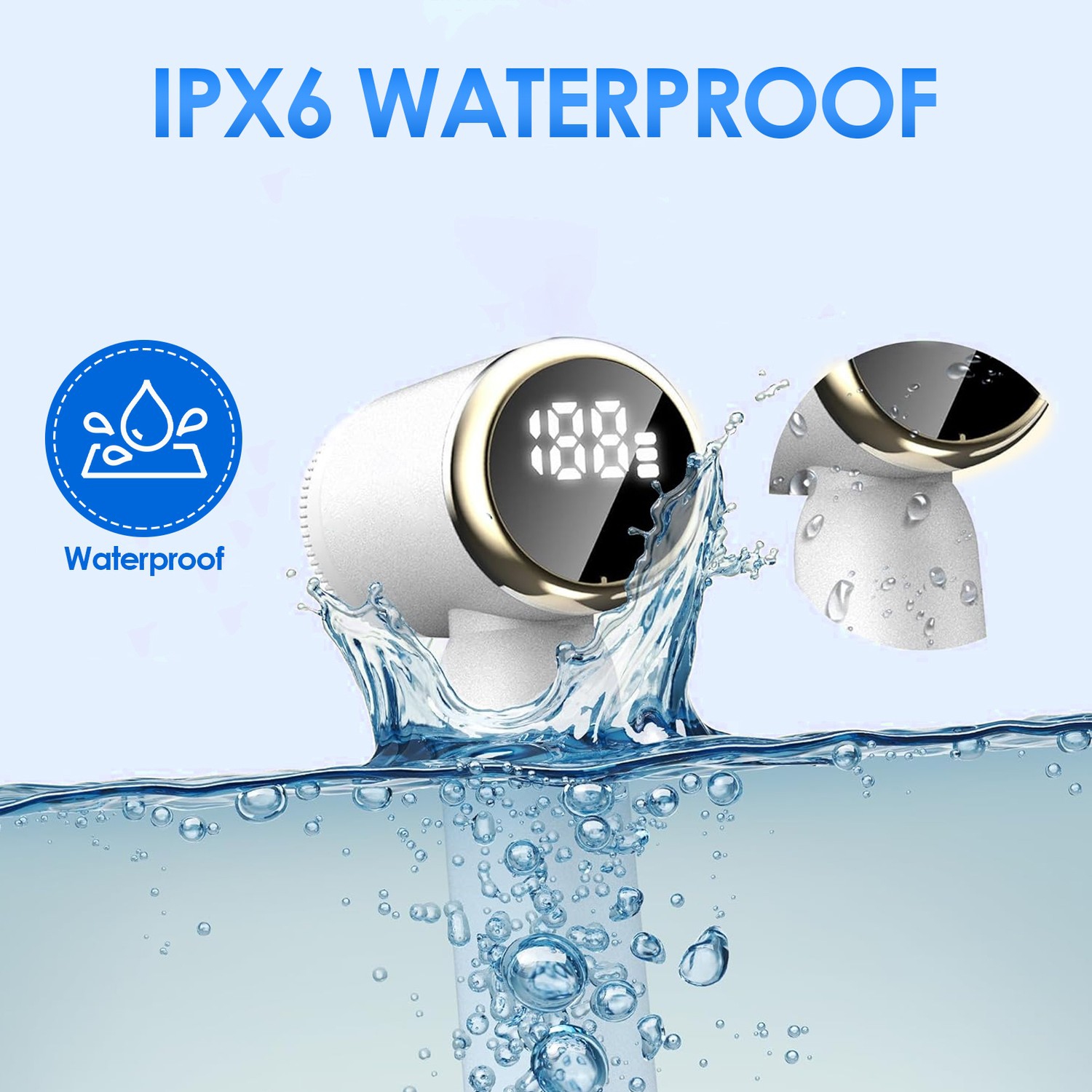 Tooth Polishing Dust Collector 60W Nail Vacuum Cleaner with Fan and LED Light for Dental Manicure