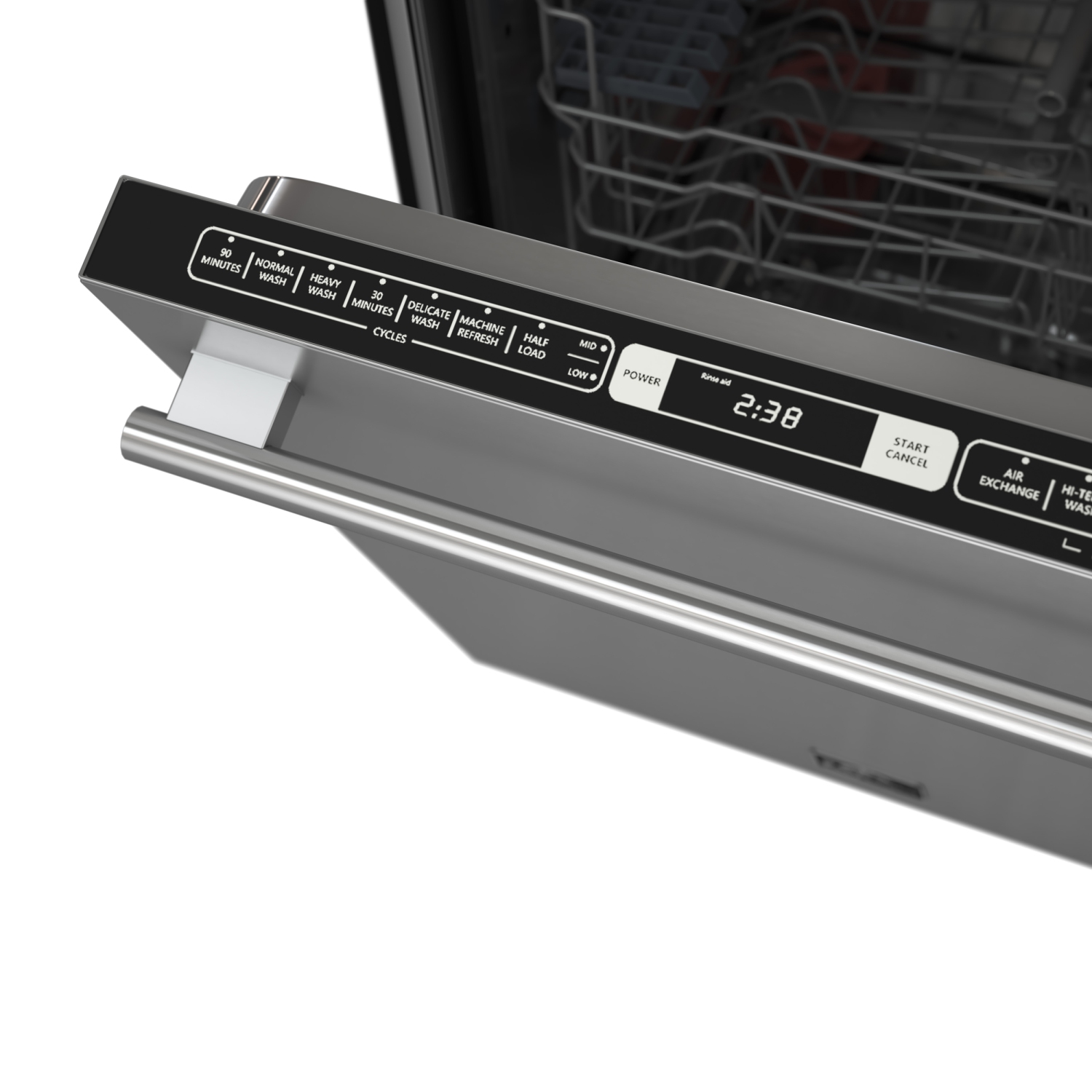 Forno Romano – Lave-vaisselle encastrable de 24&nbsp;po, fini en acier inoxydable, cuve en acier inoxydable, 49 dBA, certifié Energy Star