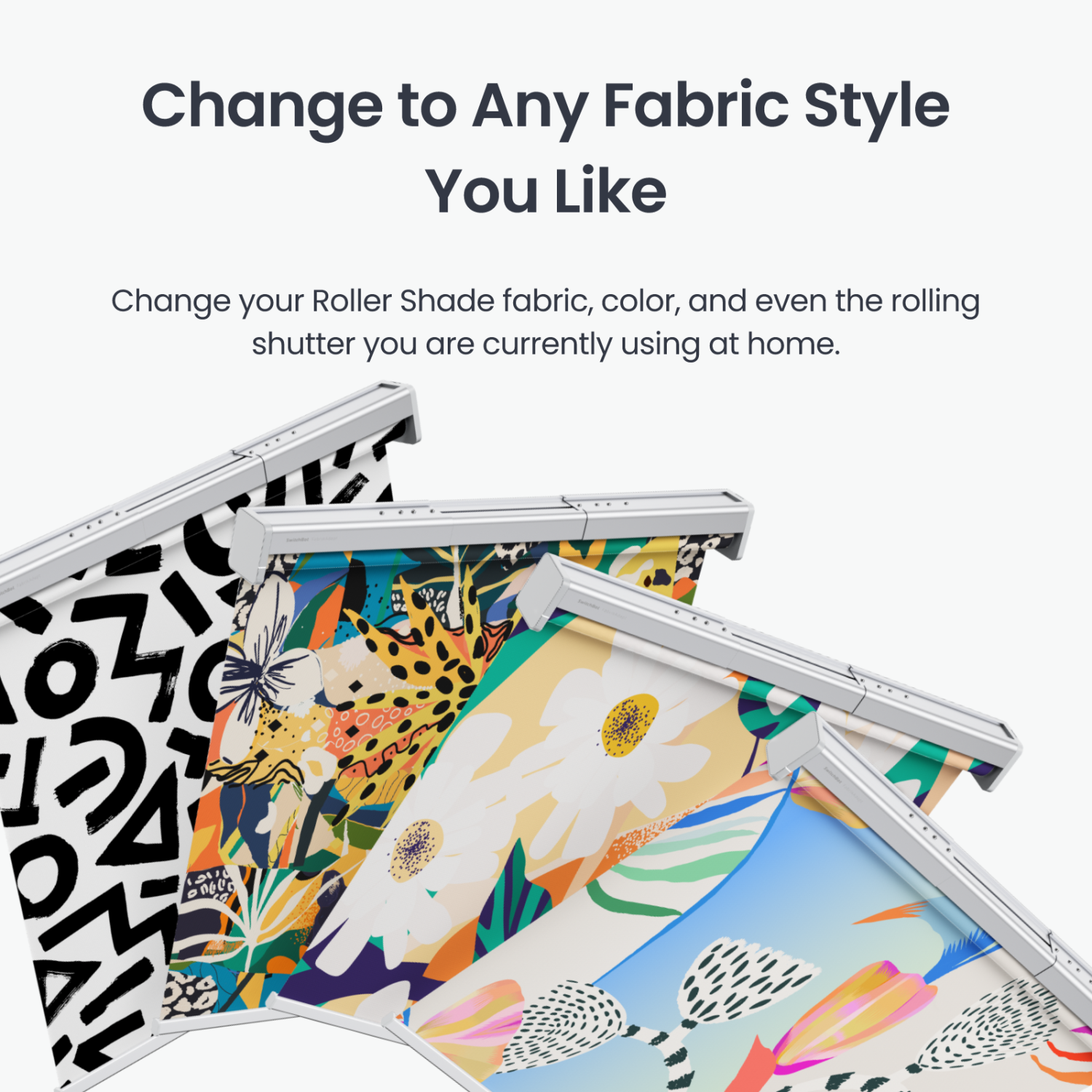 Pare-soleil déroulant SwitchBot | Stores automatiques intelligents, convient à toutes les fenêtres - Gris