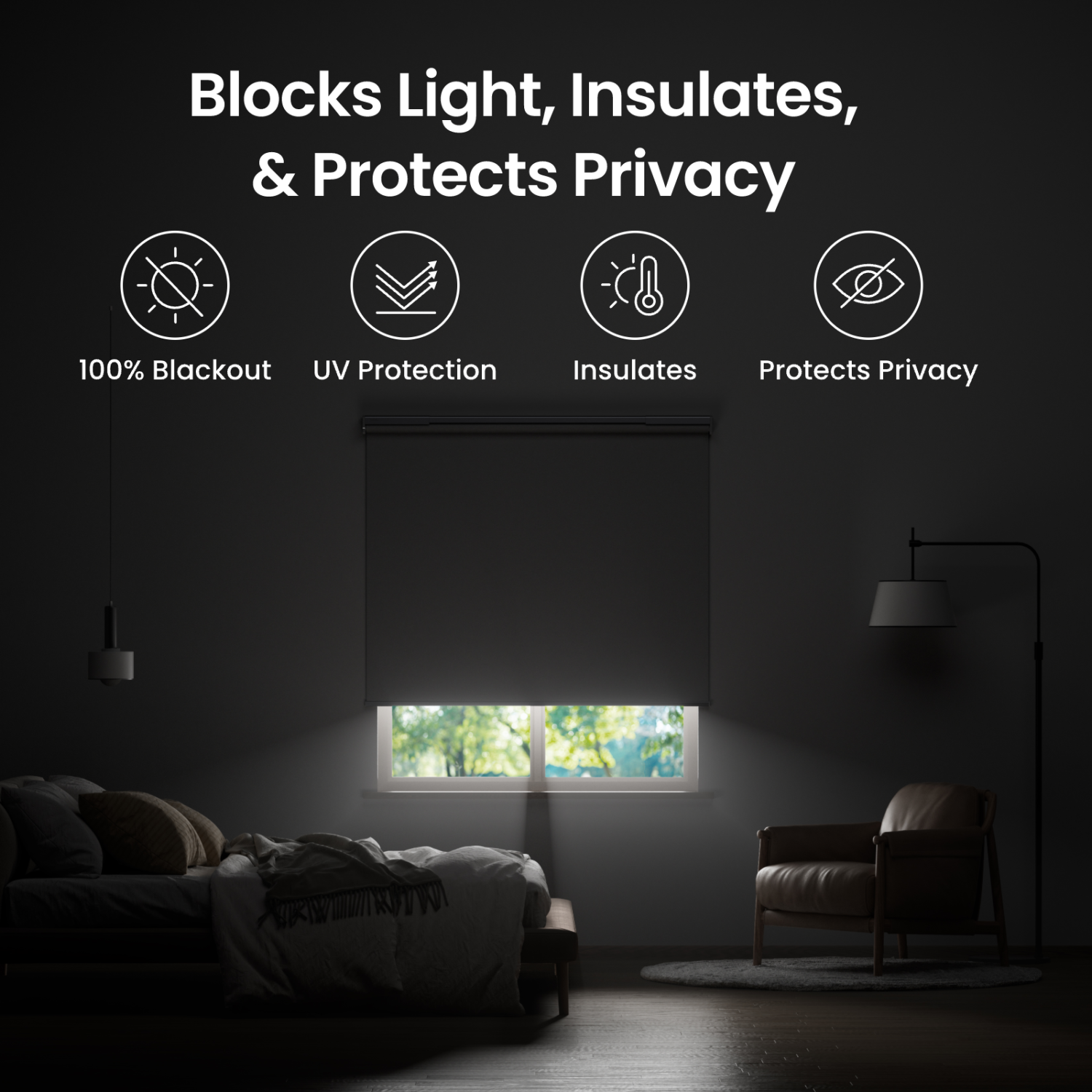 Pare-soleil déroulant SwitchBot | Stores automatiques intelligents, convient à toutes les fenêtres - Gris