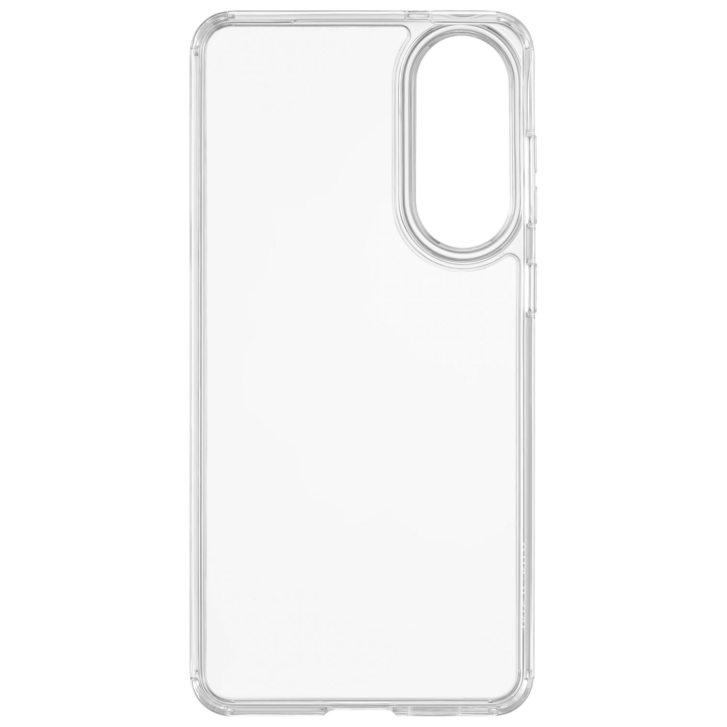 Étui rigide ajusté d'Insignia pour Galaxy S25 Edge - Transparent