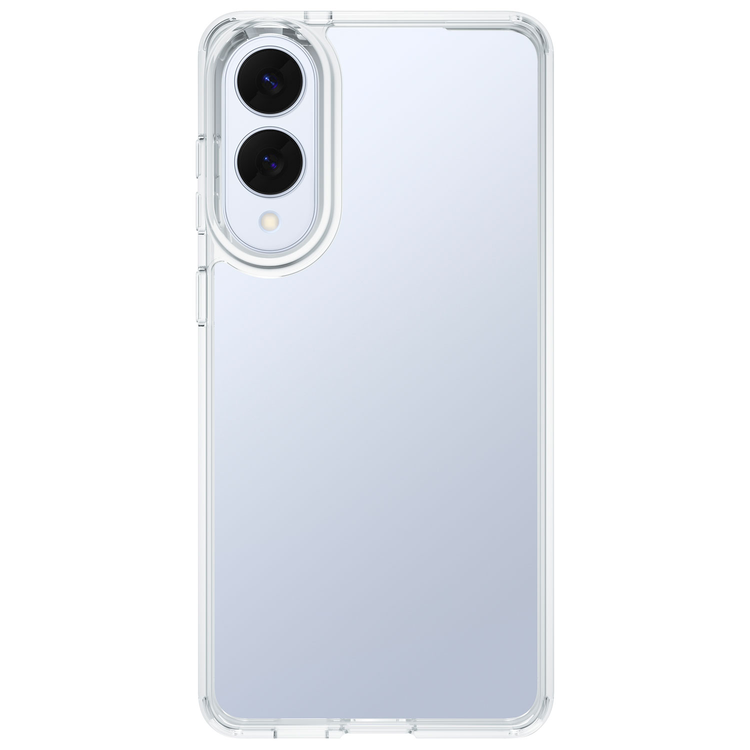Étui rigide ajusté d'Insignia pour Galaxy S25 Edge - Transparent