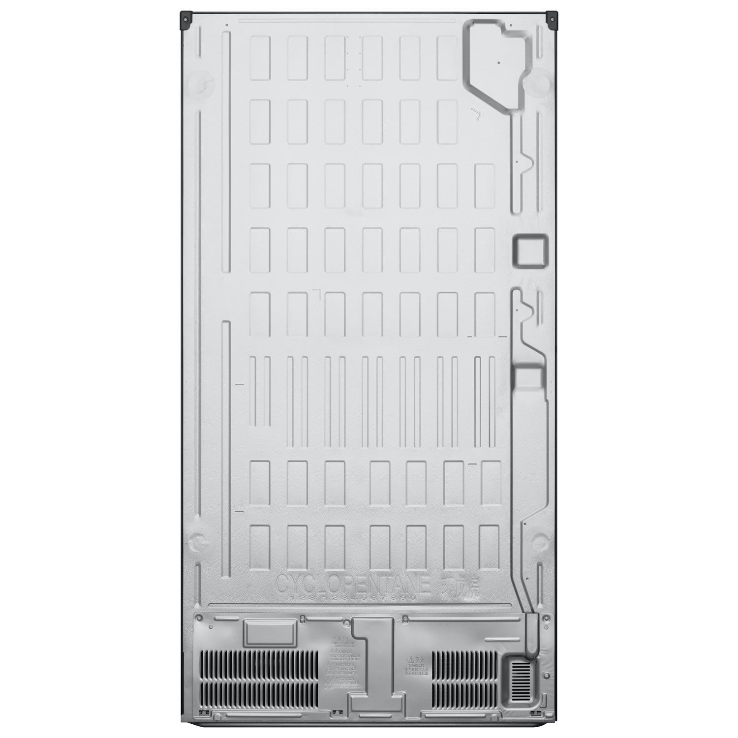 Réfrigérateur à deux portes de 23,6 pi³ de 36 po de LG - Acier inoxydable
