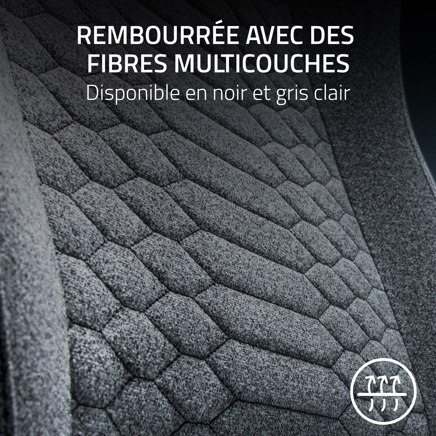 Razer Iskur V2 X Ergonomic Fabric Gaming Chair - Grey