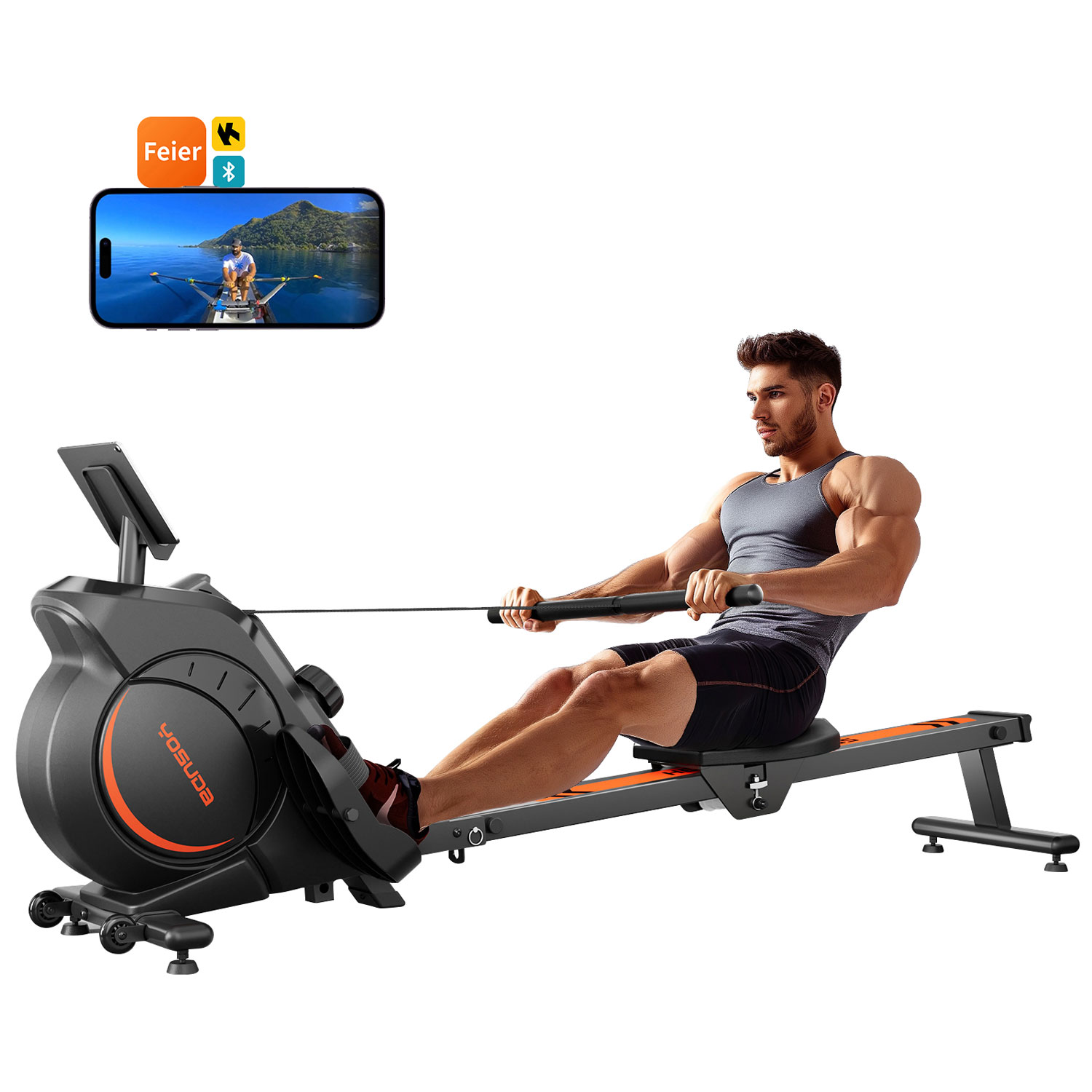 Rameur magnétique 100 de Yosuda