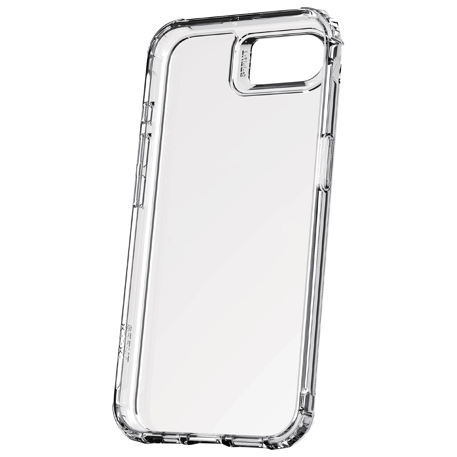 Étui rigide ajusté Rugged de Tuff8 pour iPhone 16e - Transparent