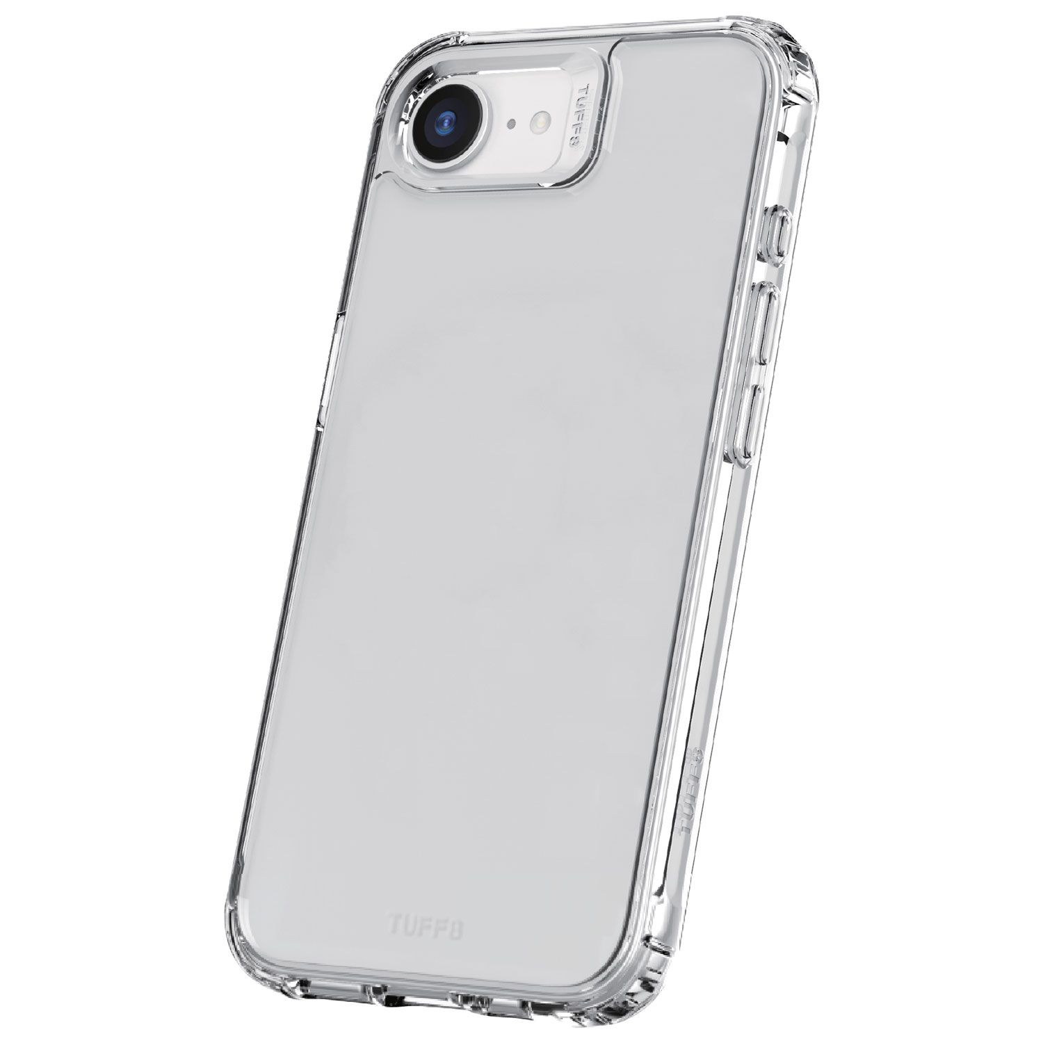 Étui rigide ajusté Rugged de Tuff8 pour iPhone 16e - Transparent