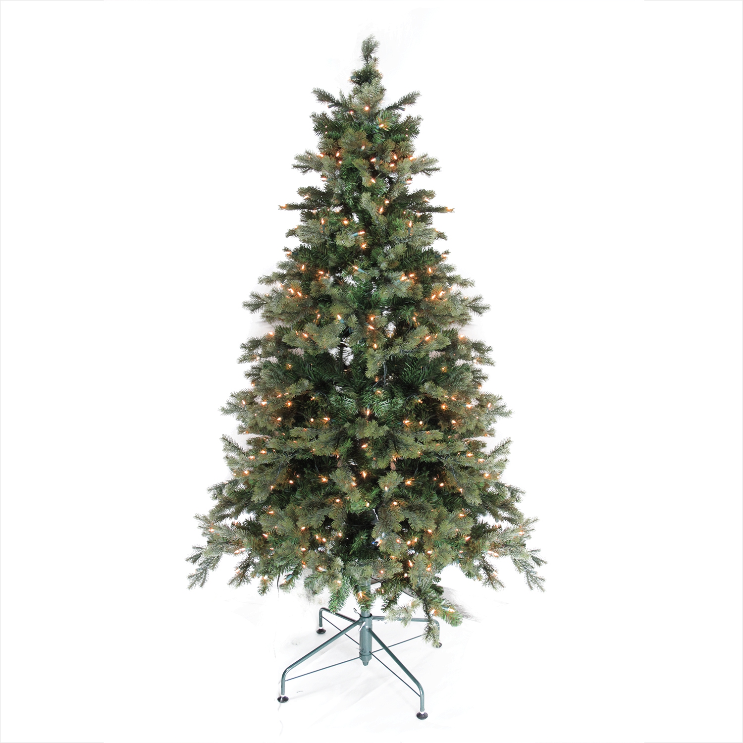 Pre-Lit Medium Savannah Spruce Artificial Christmas Tree - 6' - Clear Lights