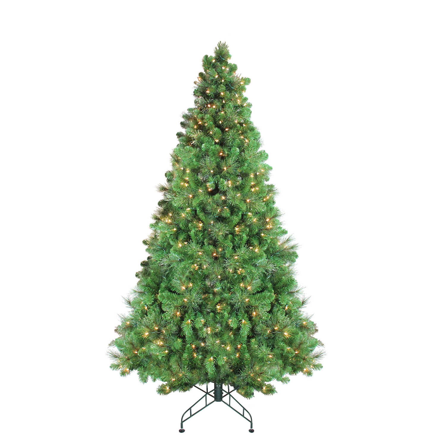 Pre-Lit Canterbury Spruce with Dew Drops Artificial Christmas Tree - 9' - Clear Lights