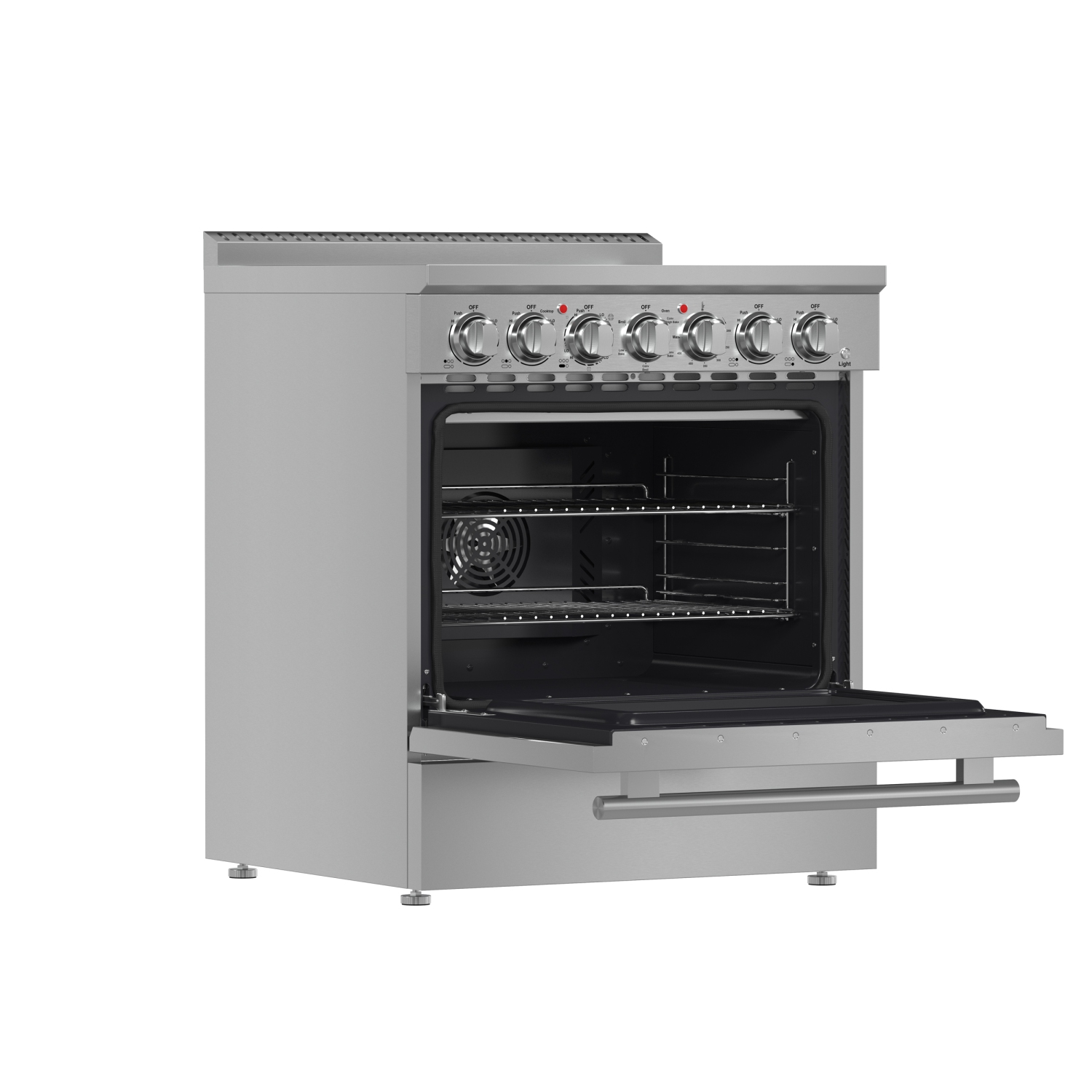Forno Paolo Cuisinière électrique autonome de 30&nbsp;po, acier inoxydable, 4,38&nbsp;pi³, four à convection véritable, écoénergétique