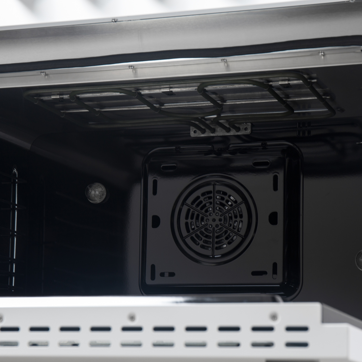 Cuisinière biénergie autonome de 36 po Galiano de Forno – Blanc