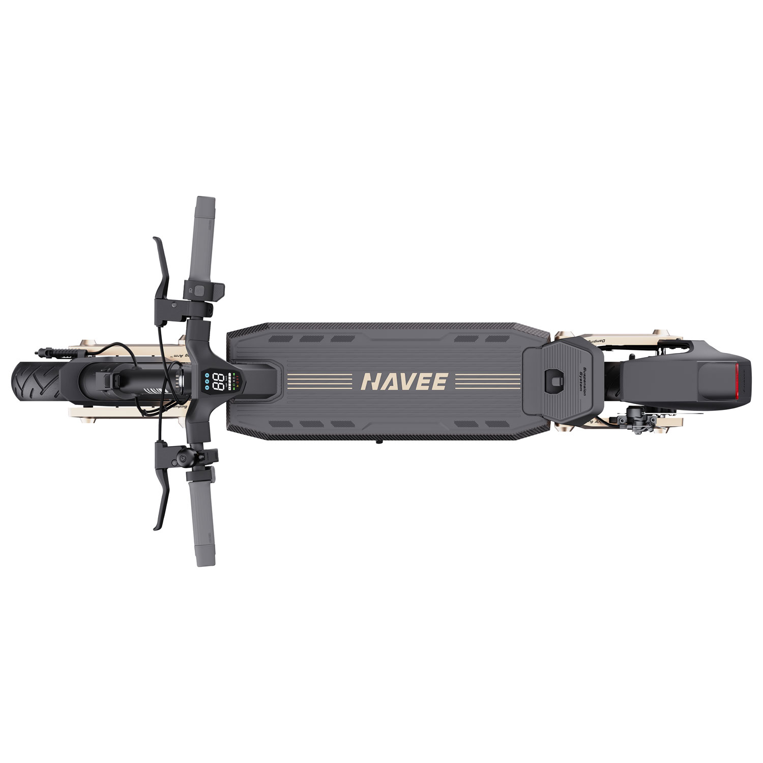 Trottinette électrique ST3 Pro de Navee - Noir