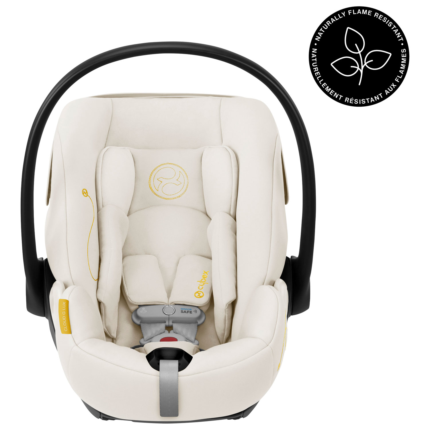 Siège d'auto pour bébé orienté vers l'arrière Cloud G Lux Comfort Extend de Cybex - Beige coquillage