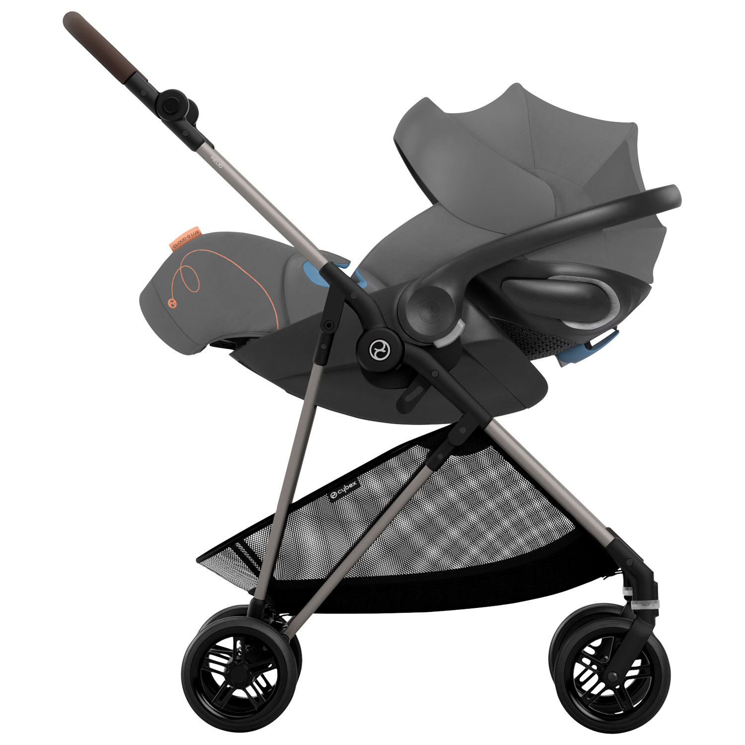 Siège d'auto pour bébé orienté vers l'arrière Cloud G Lux Comfort Extend de Cybex - Gris lave