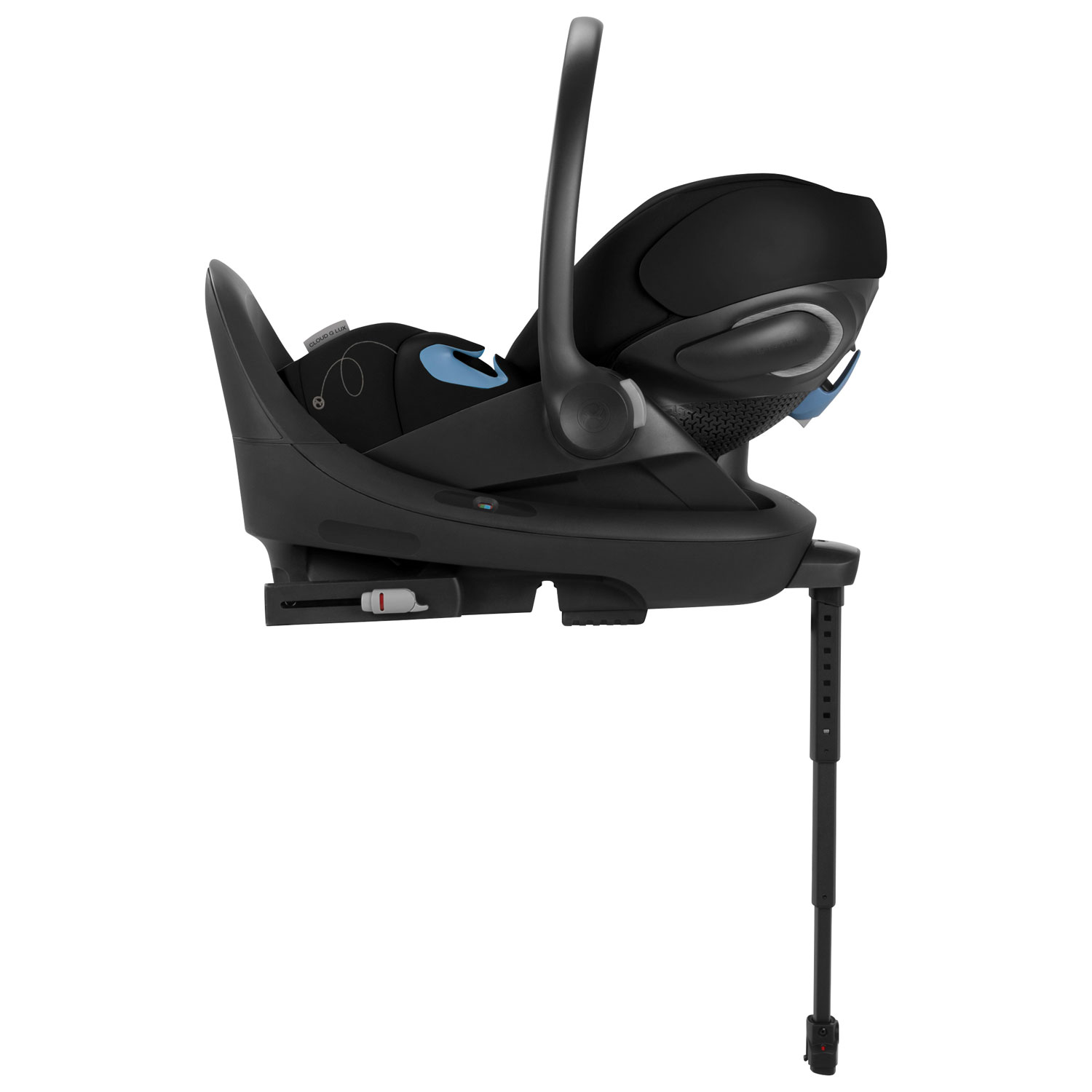 Siège d'auto pour bébé orienté vers l'arrière Cloud G Lux Comfort Extend de Cybex - Noir lunaire