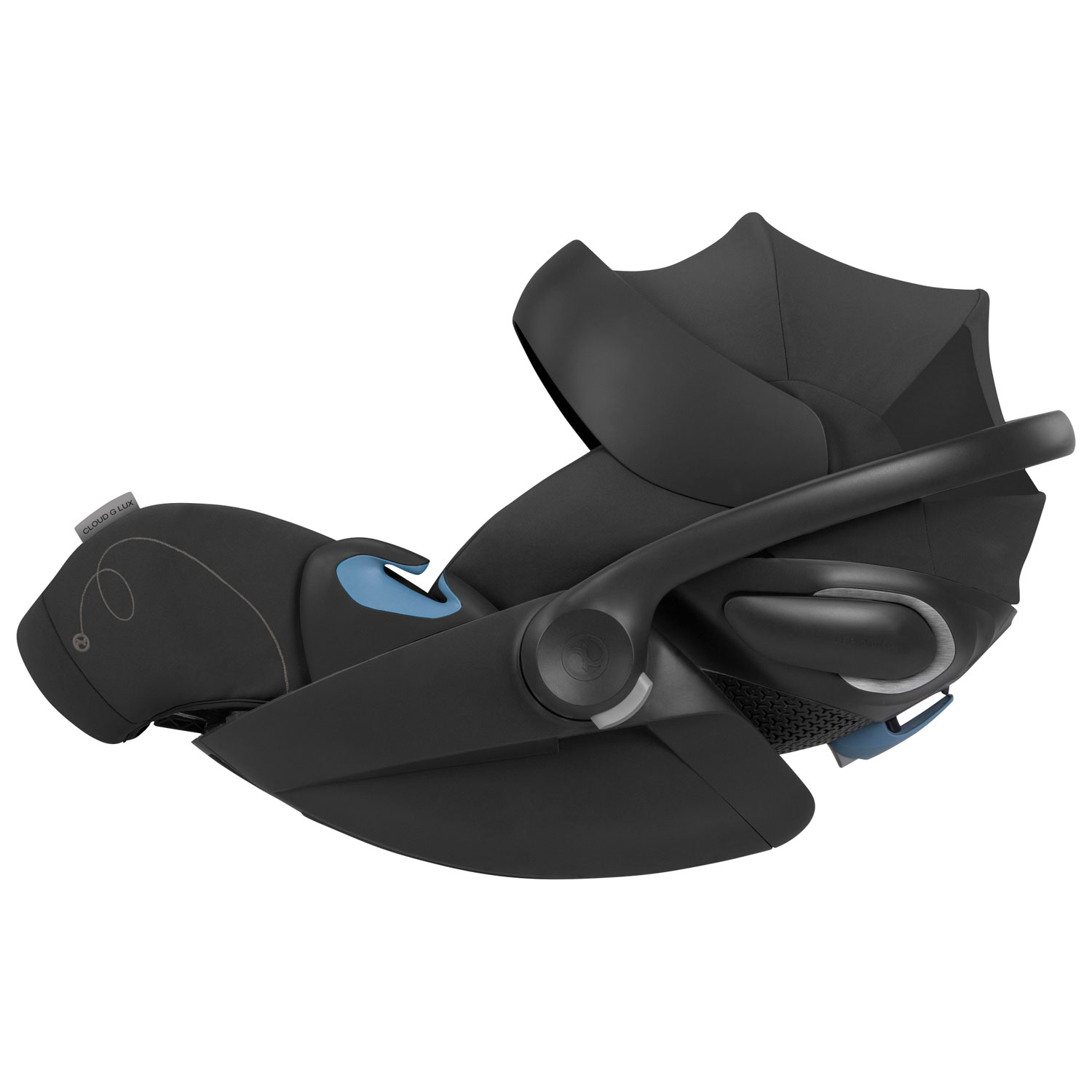 Siège d'auto pour bébé orienté vers l'arrière Cloud G Lux Comfort Extend de Cybex - Noir lunaire