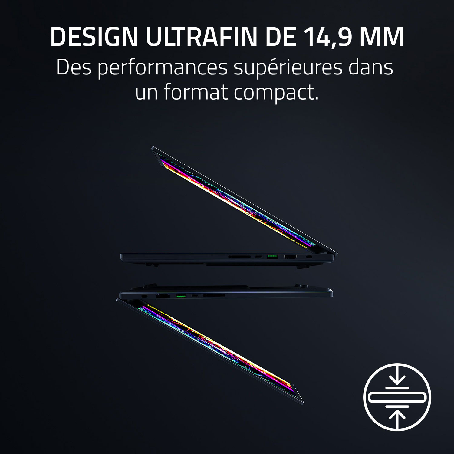 Portable de jeu de 16 po Blade de Razer - Noir