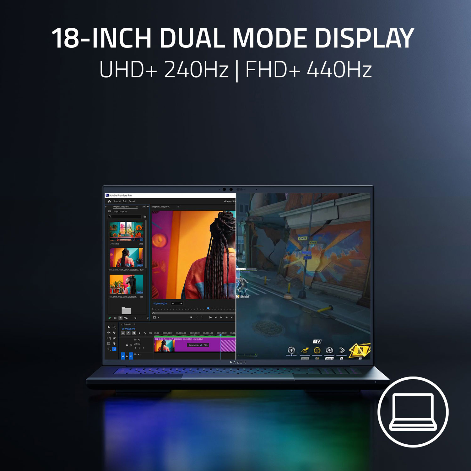 Razer Blade 18" Gaming Laptop - Black