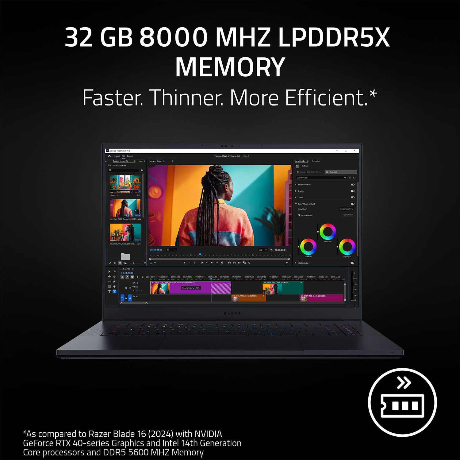 Razer Blade 16" Copilot+ PC Laptop - Black