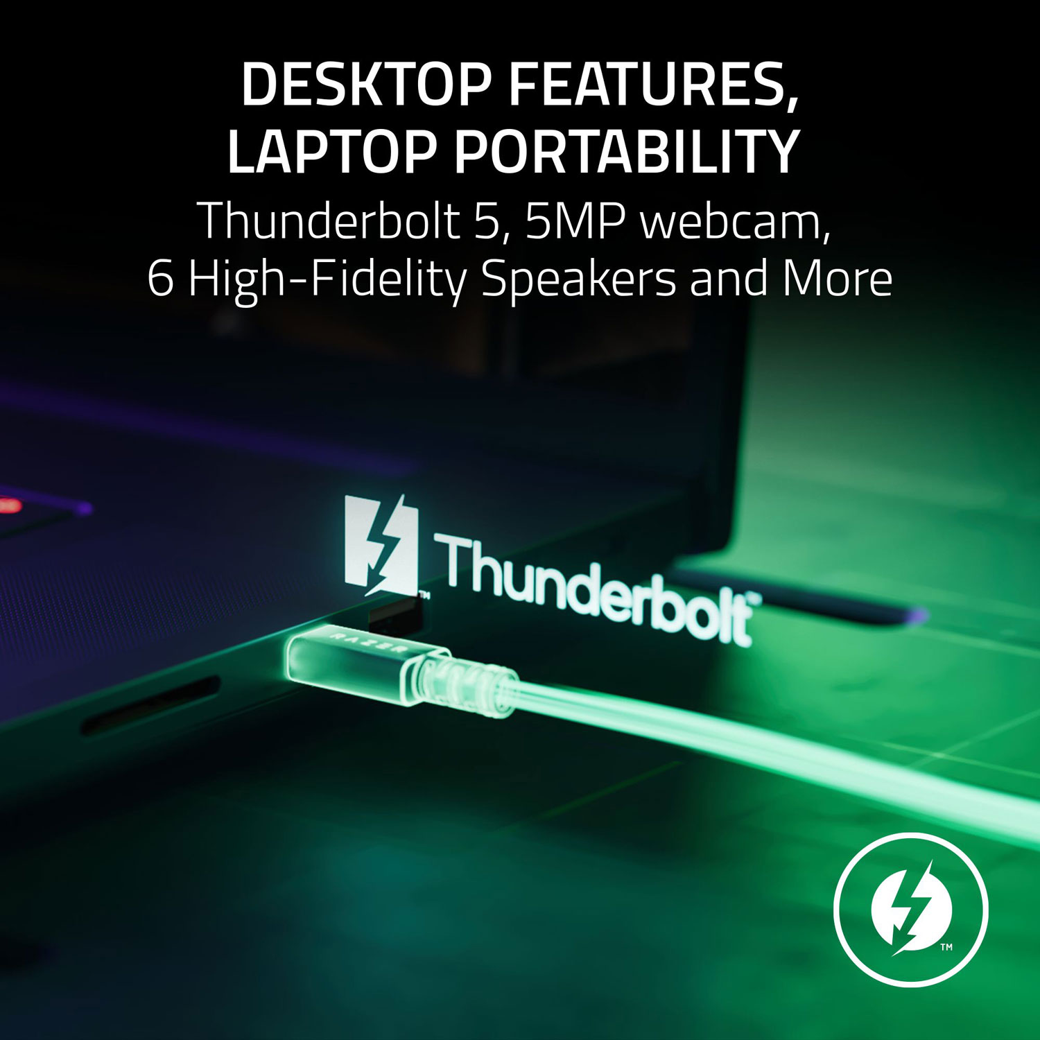 Portable de jeu de 18 po Blade de Razer - Noir