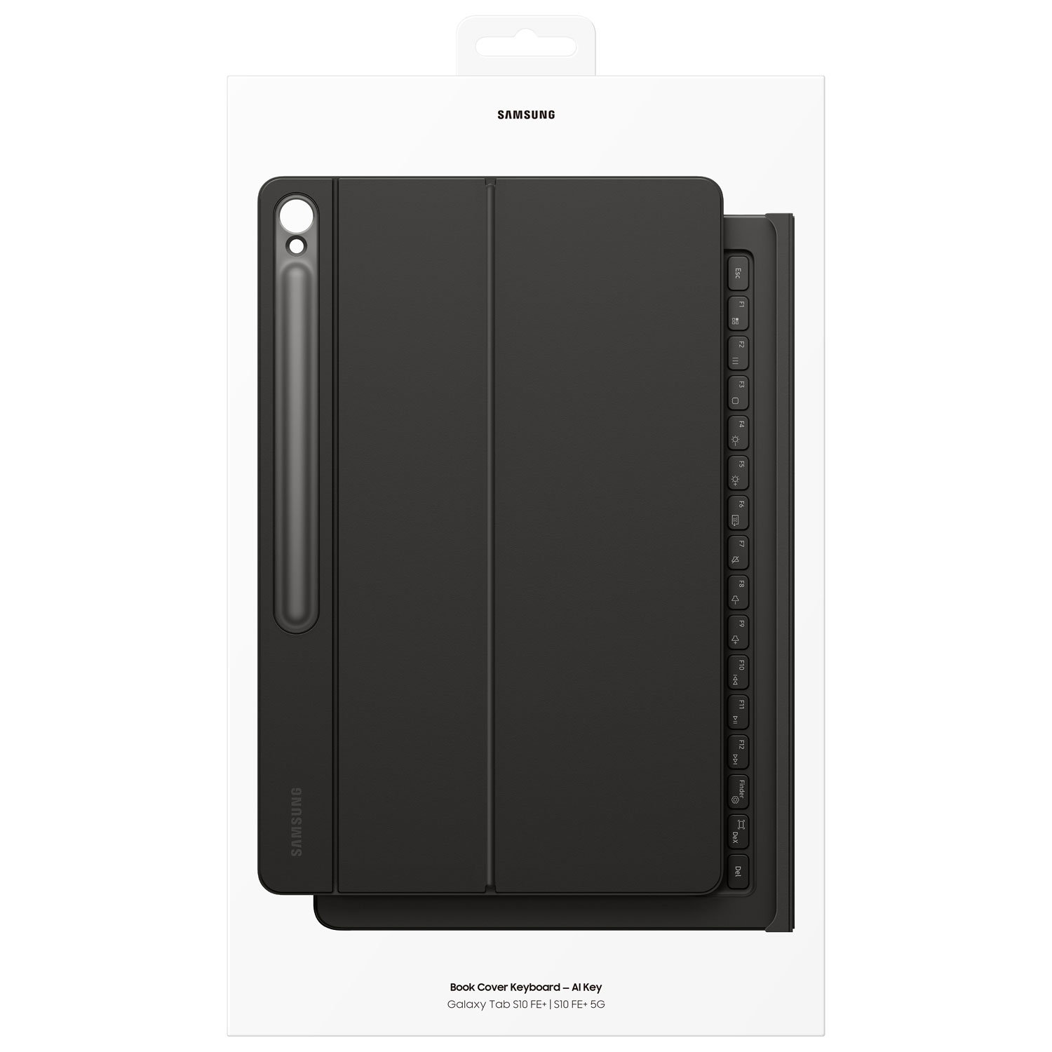 Couverture-clavier Book Cover de Samsung avec touche AI pour Galaxy S10 FE+ - Noir