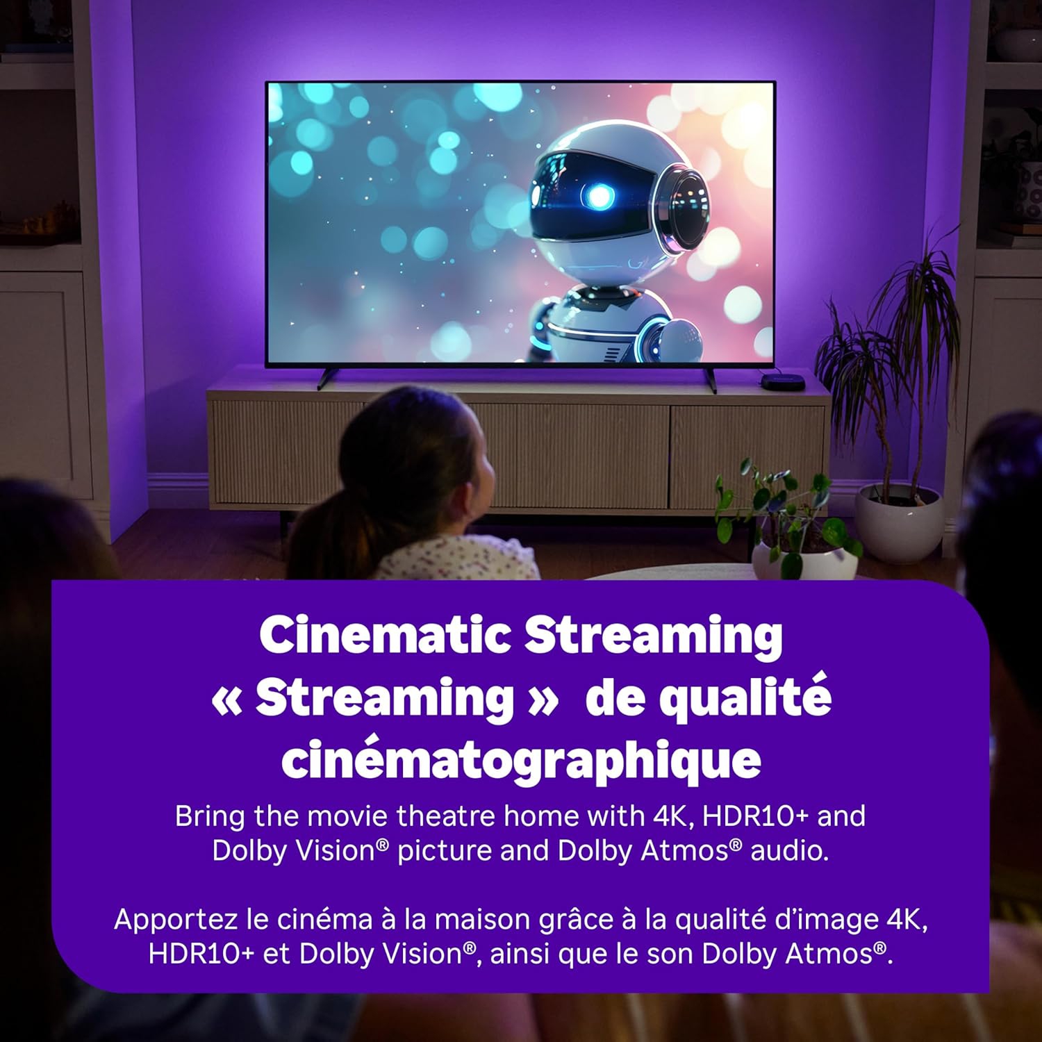 Roku Ultra 2024 | The Ultimate Streaming Player - 4K Streaming Device with HDR10+, Bluetooth & Wi-Fi 6 - Rechargeable Voice Remote Pro with Backlit