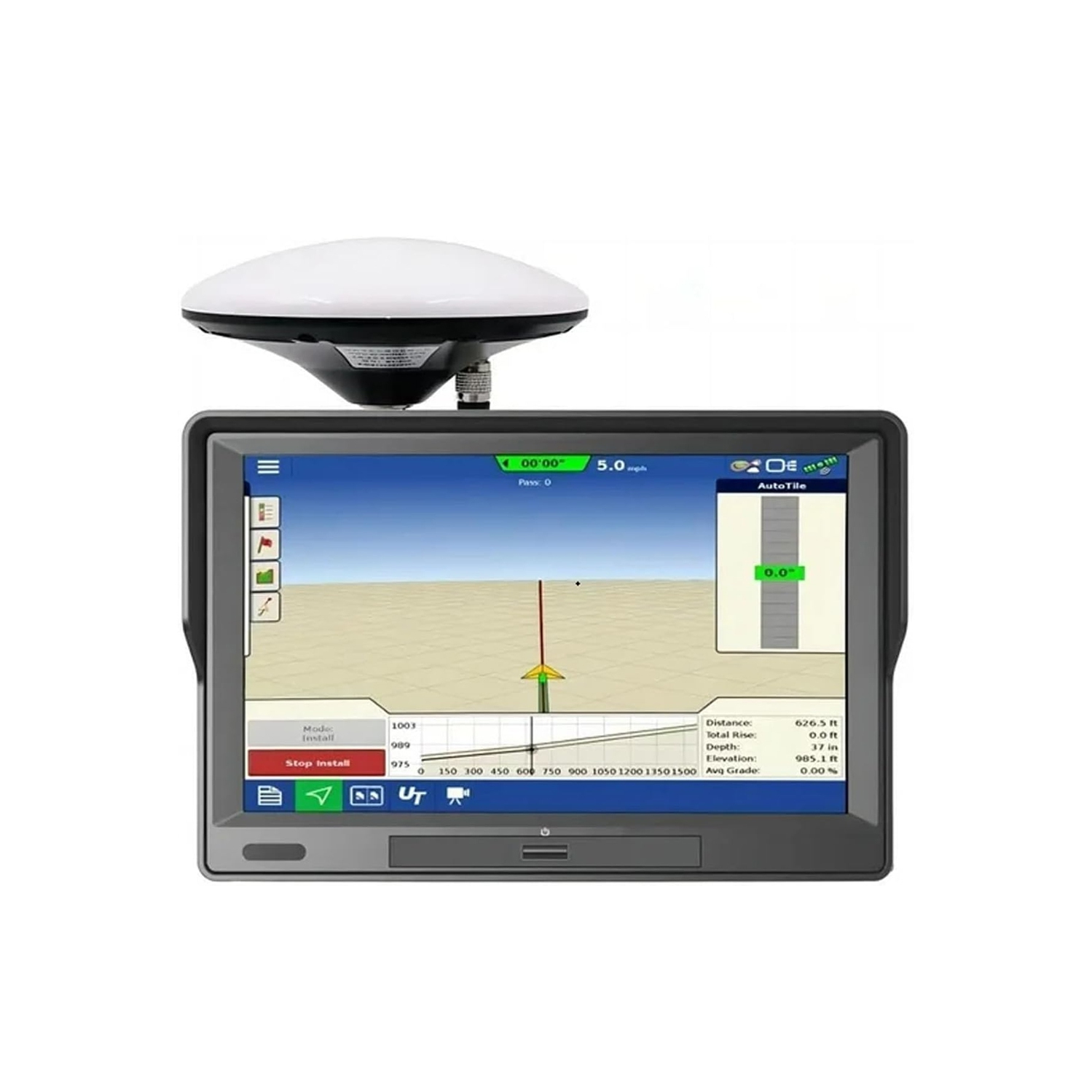 Tracteur GPS Navigator 9 pouces Navigateur agricole Haute précision Harvester Navigator Ranch Système de navigation GPS
