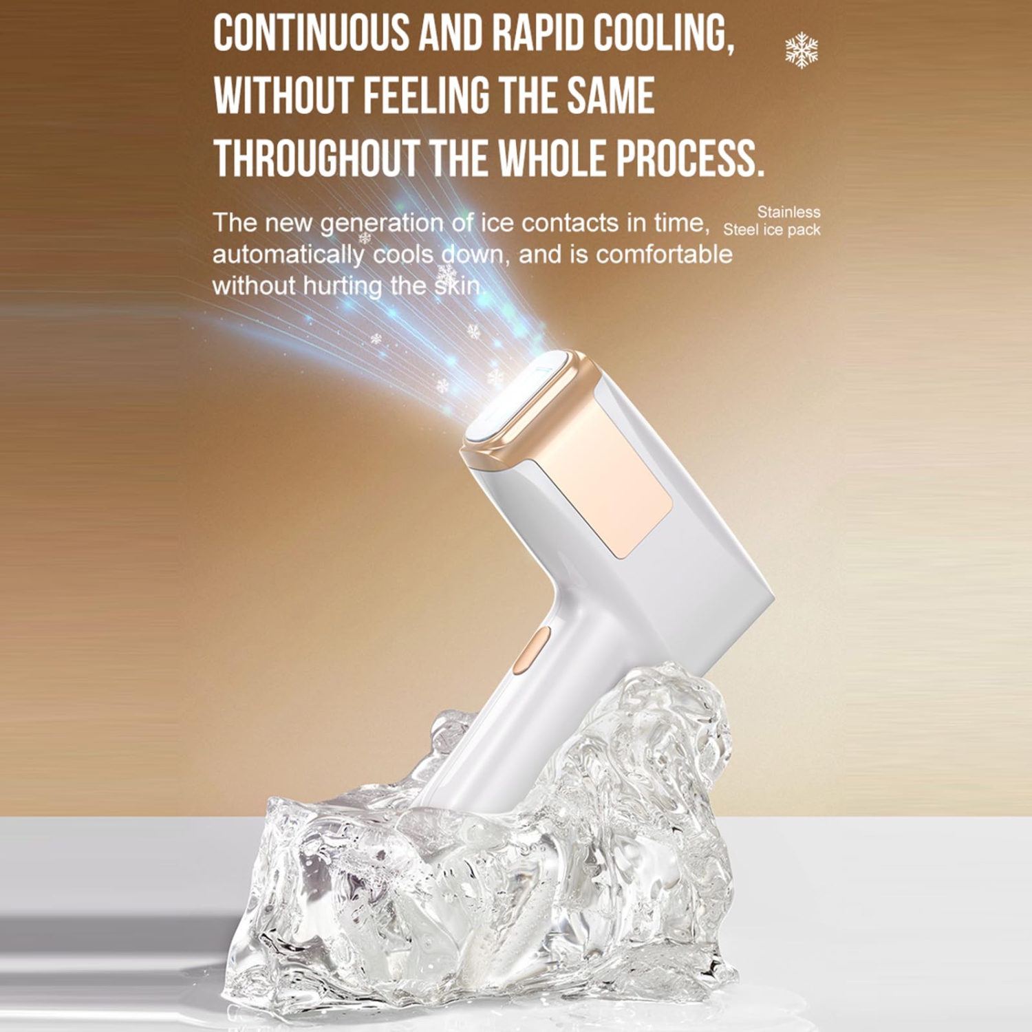 IPL Devices Hair Removal Laser with Freezing Function, 999,000 Light Pulses, 4 Modes, Painless IPL Hair Removal Device with 5 Energy Levels for Men,