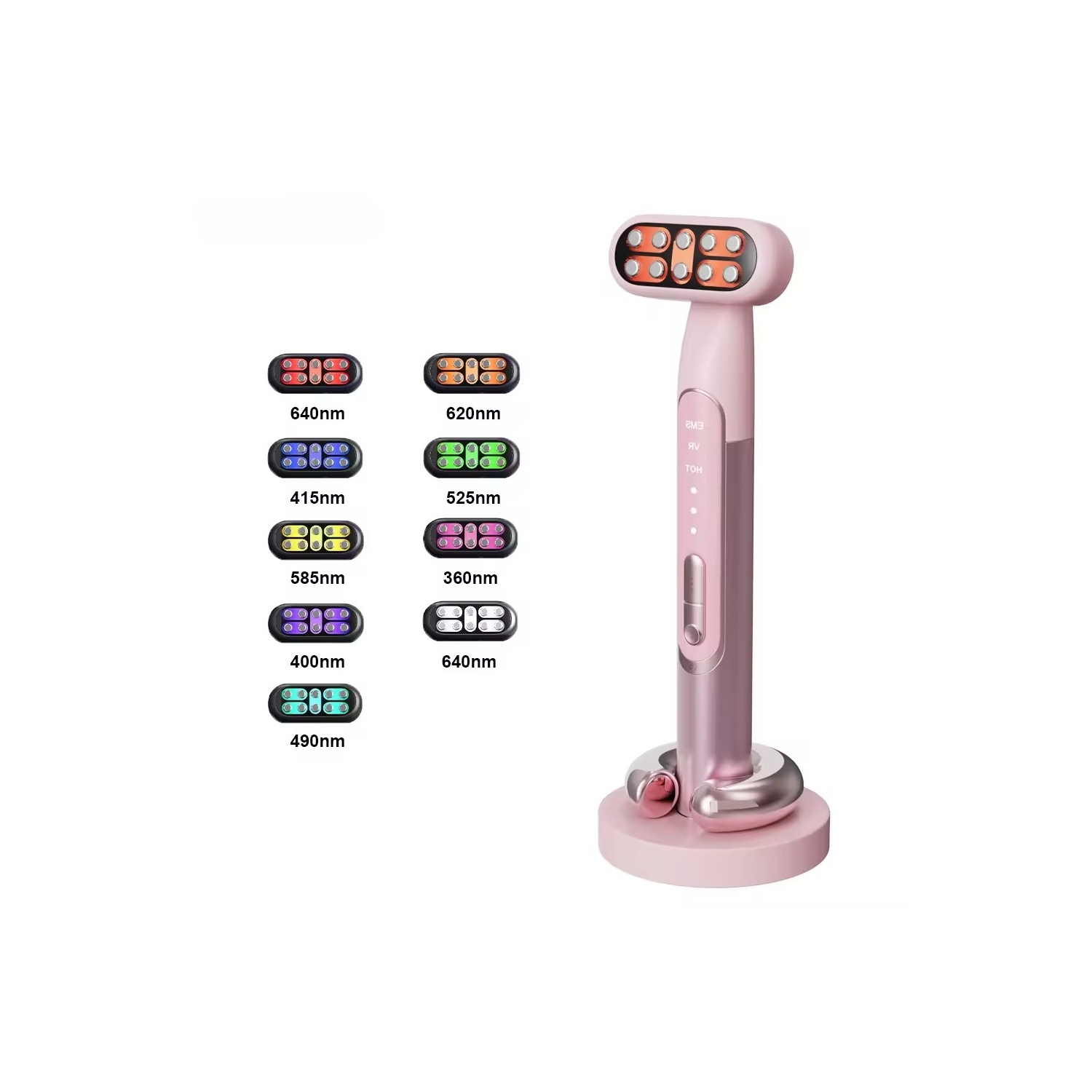 Vendre à succès EMS Micro-courant Hot Compress Lighten Dark Circles Electric Eye Skin incare Wand Anti Aging Therapy Eye Massager pour les yeux