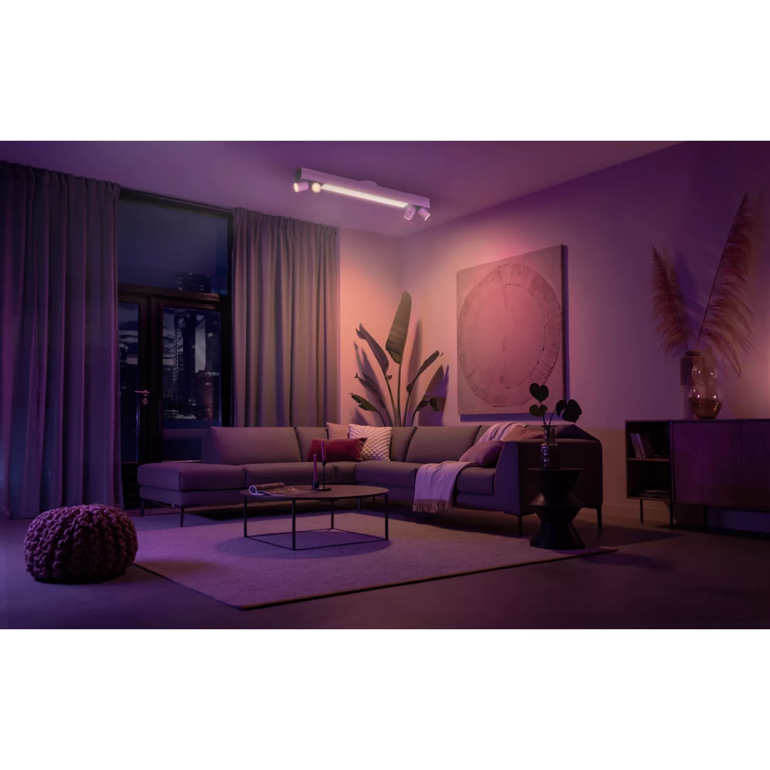 Philips Centris Hue 4 spots blanc spécial formUS2