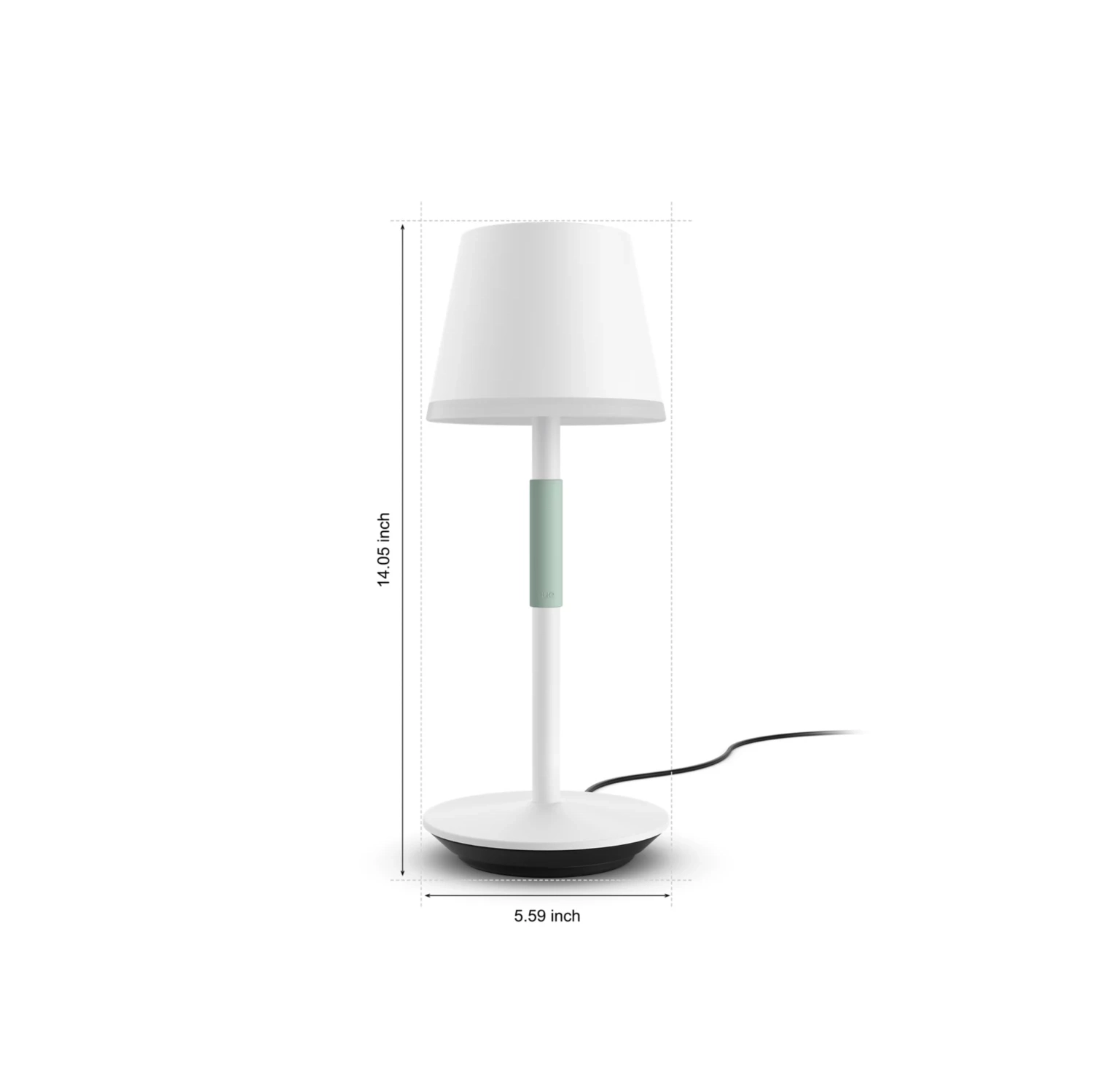 Lampe de table portative Hue Go de Philips avec NAM