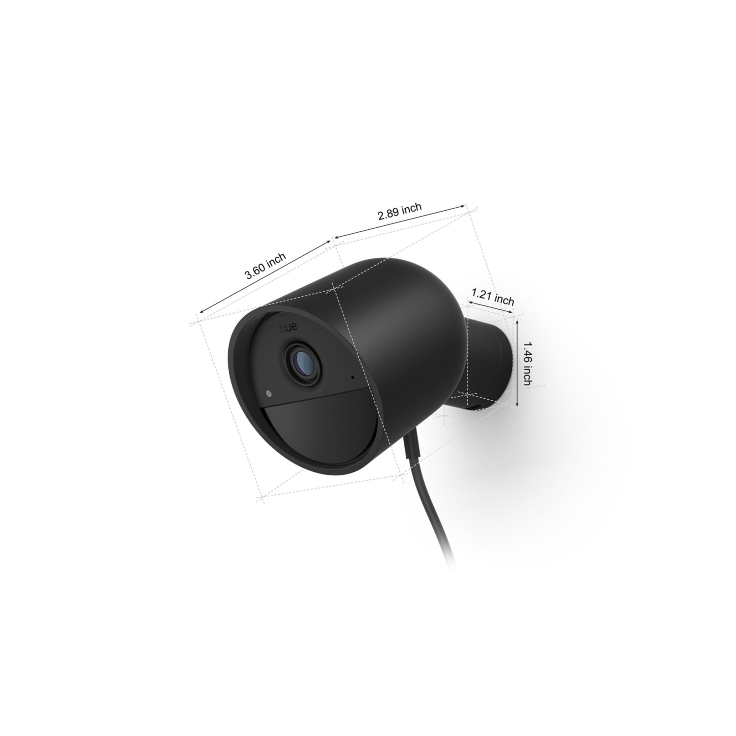Philips Hue Secure Cam Wired | Black NAM 1pk