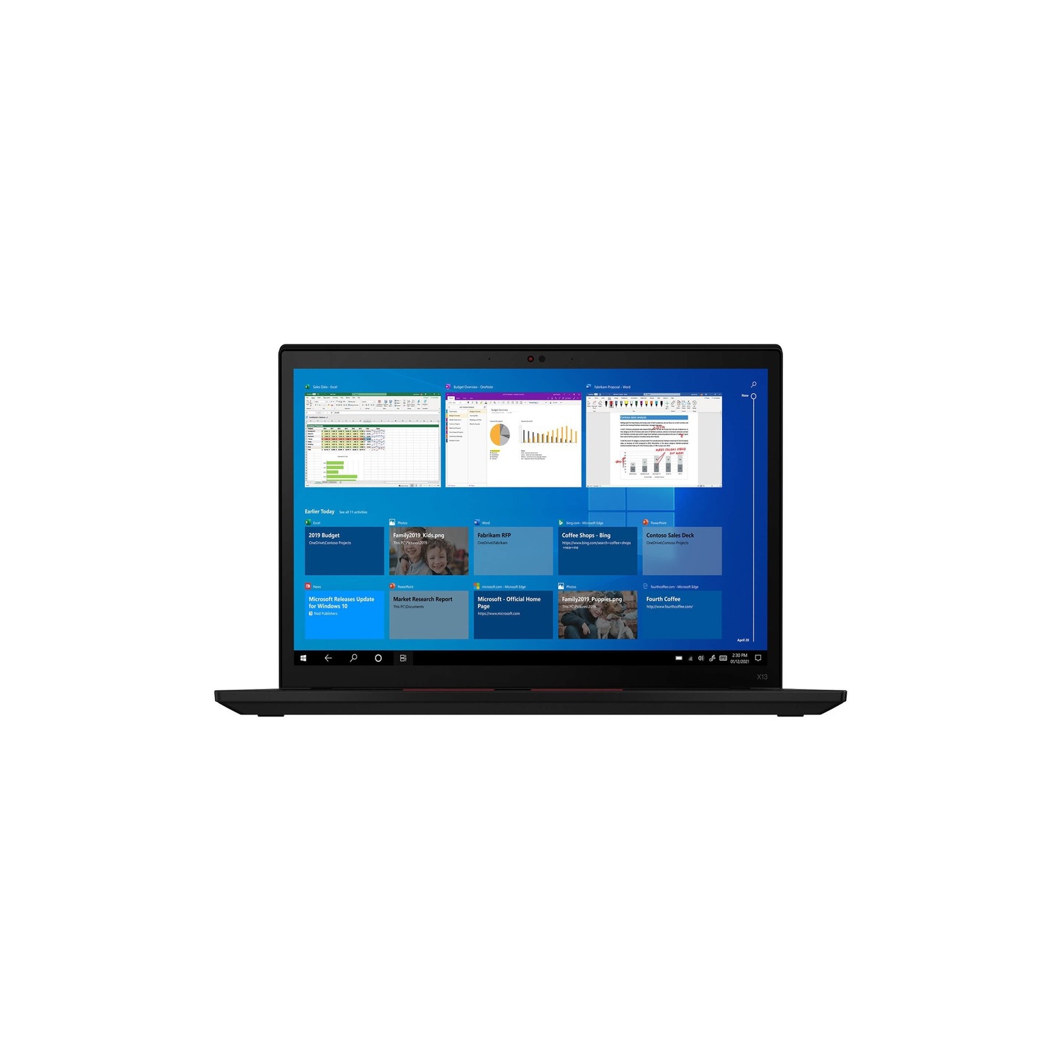Refurbished - Lenovo ThinkPad X13 Gen 2 20WLS1J900 13.3" Laptop - Villi Black (Intel i5-1145G7 / 16 GB RAM / 256 GB M.2 / Windows 10 Pro)