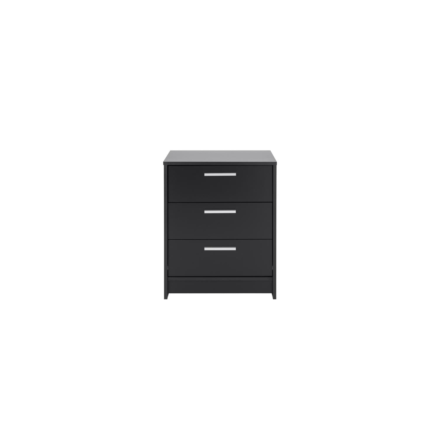 Studio Essentials 3-drawer Nightstand in Black