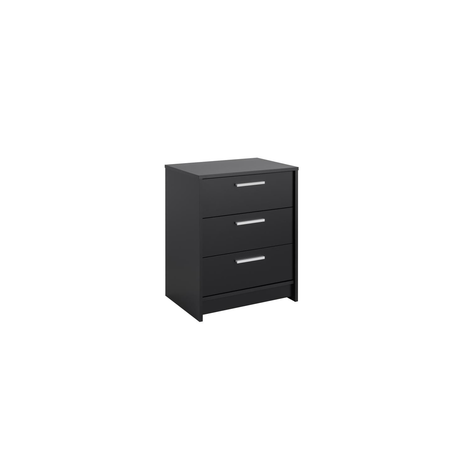 Studio Essentials 3-drawer Nightstand in Black