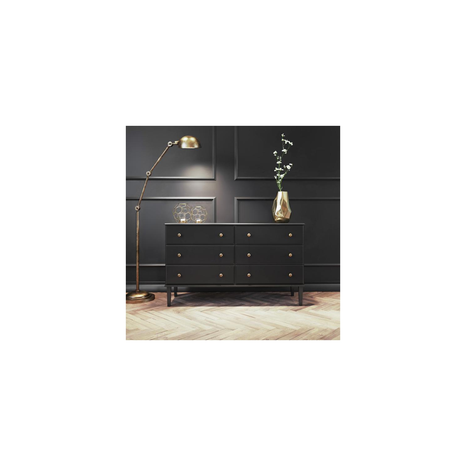 Lux 6 Drawer Dresser