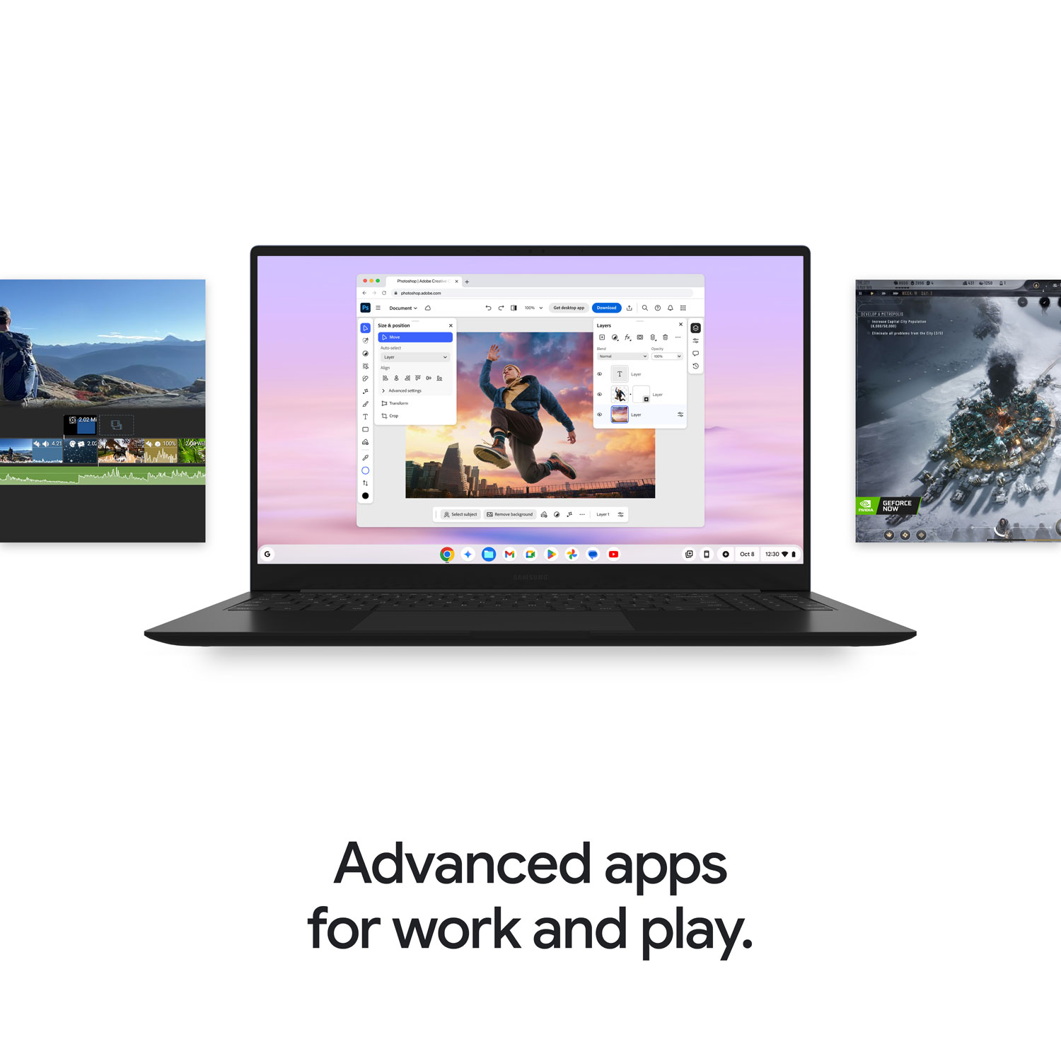 Chromebook Plus de 14 po Slim 3i de Lenovo avec 12 mois de forfait Google AI Pro -