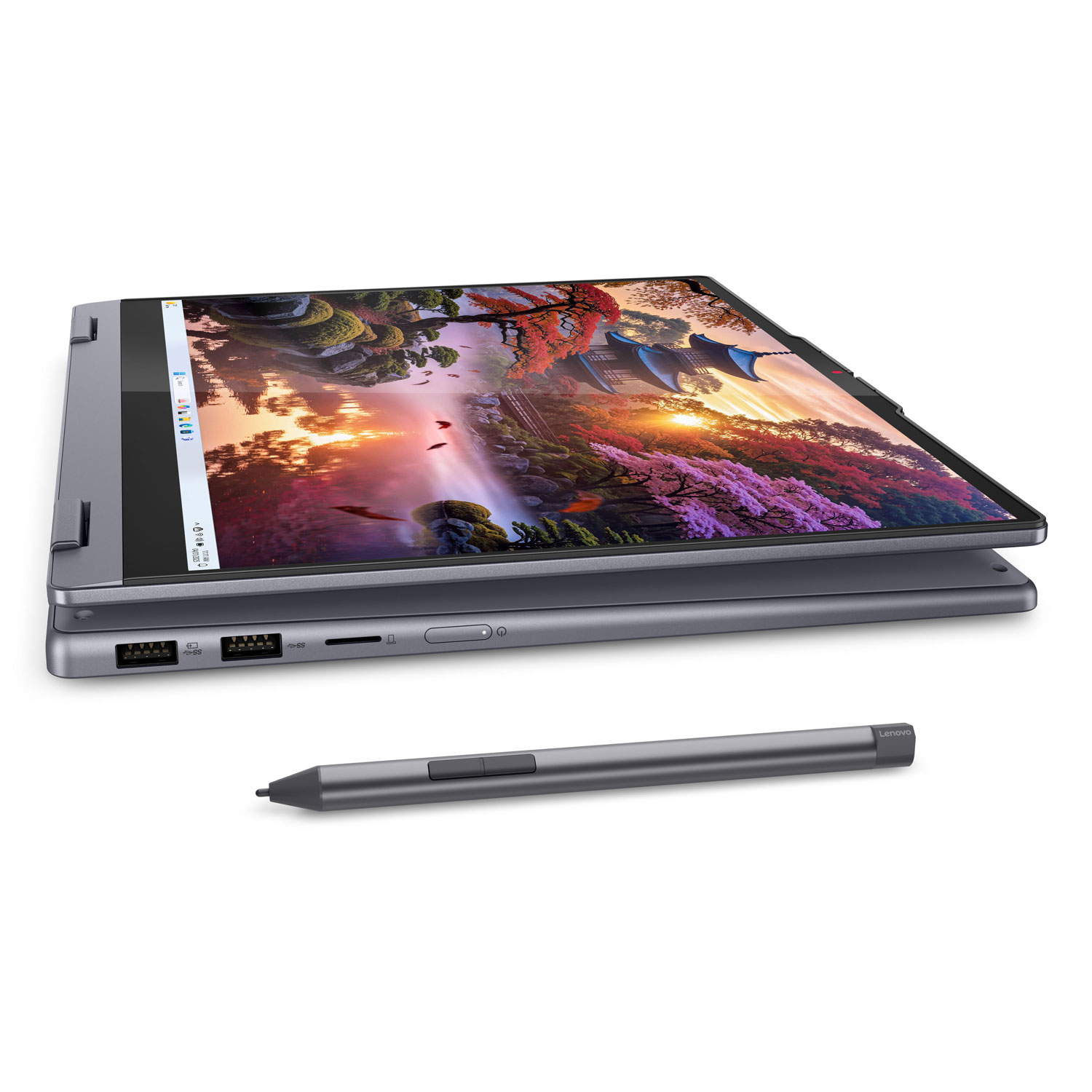 Lenovo IdeaPad 5 14" Touchscreen 2-in-1 Copilot+ PC Laptop - Luna Grey