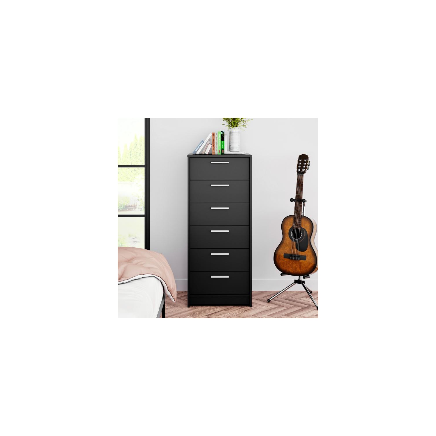 Studio Essentials 6-drawer Tall Chest
